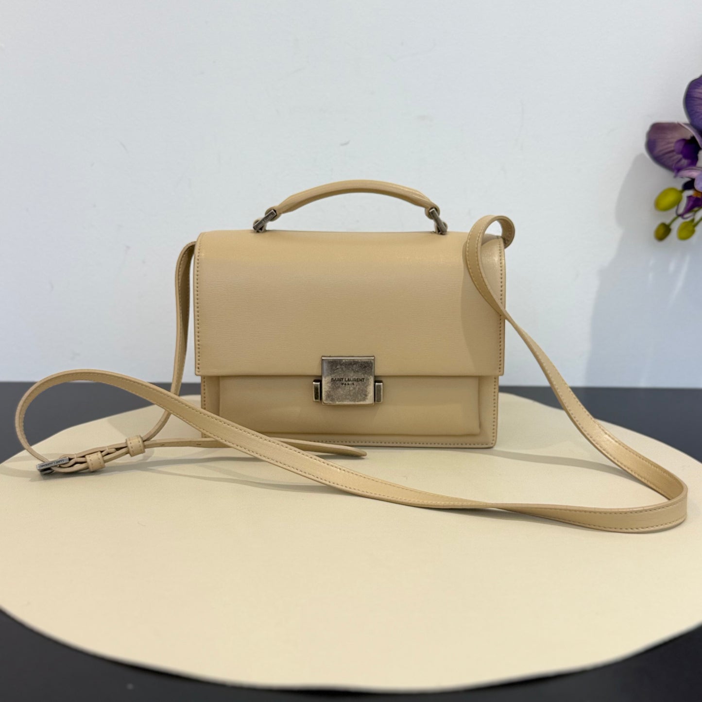 Saint Laurent - Bellechasse - Leather - Beige - (small)