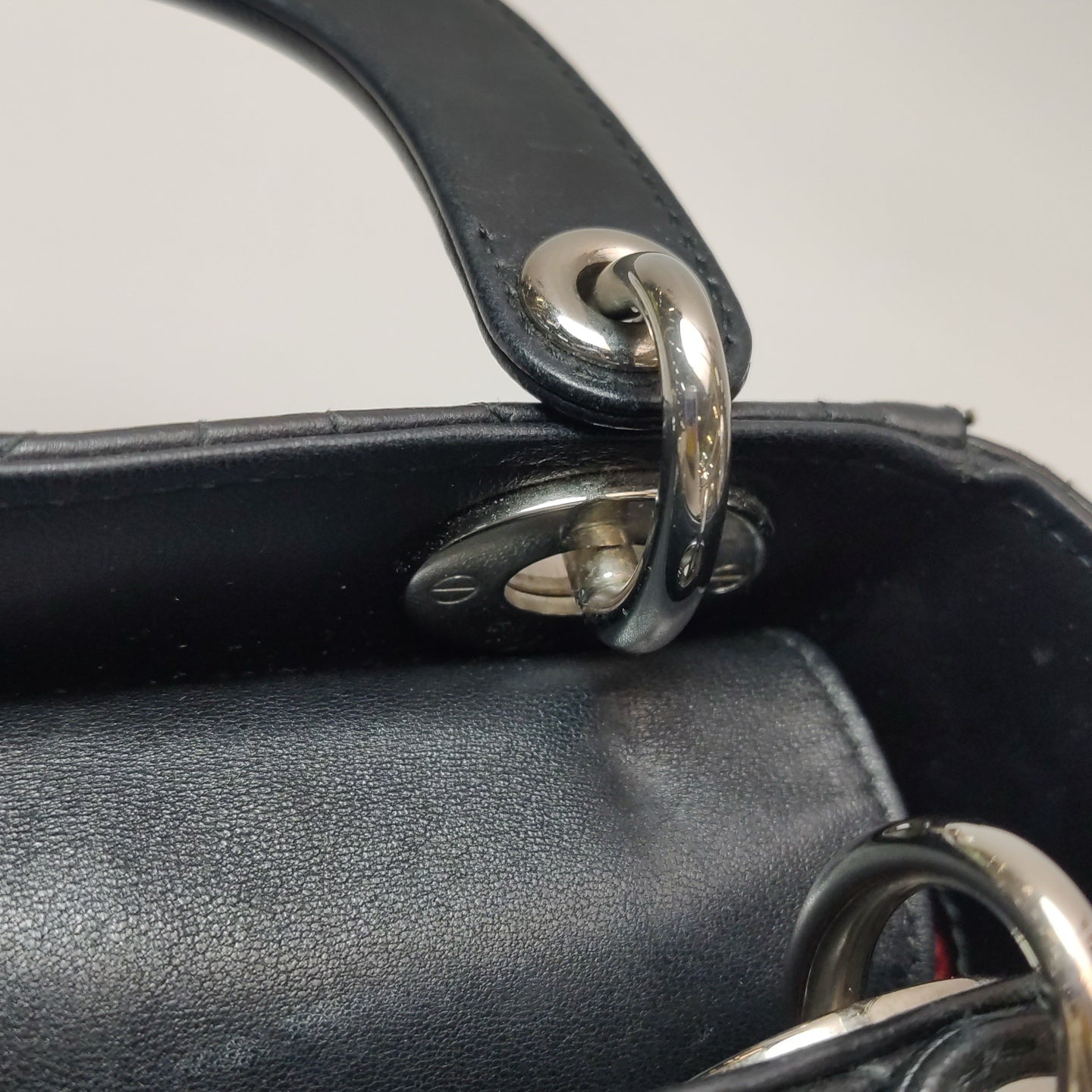 Dior - Lady Dior Mini - Lambskin leather - Black - (mini)