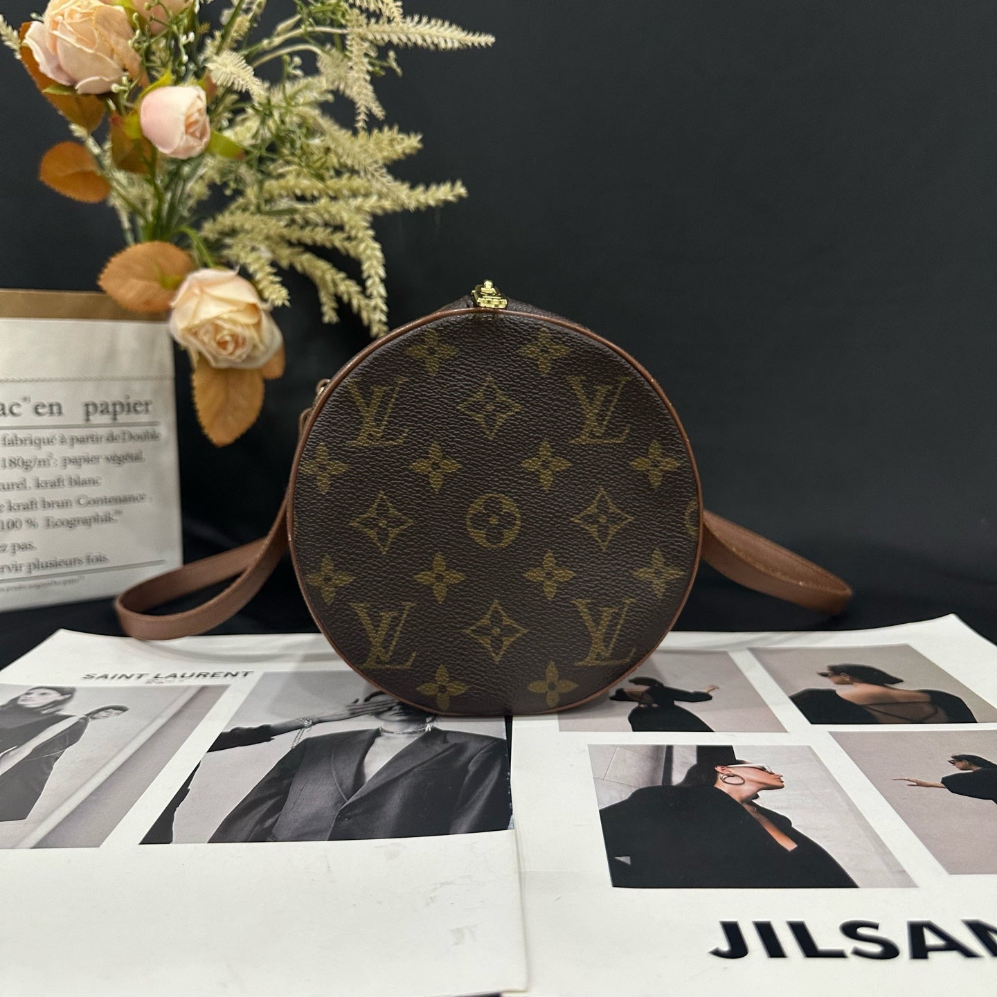 Louis Vuitton - Papillon 30 - Monogram coated canvas with natural cowhide leather trim - Brown - (medium)