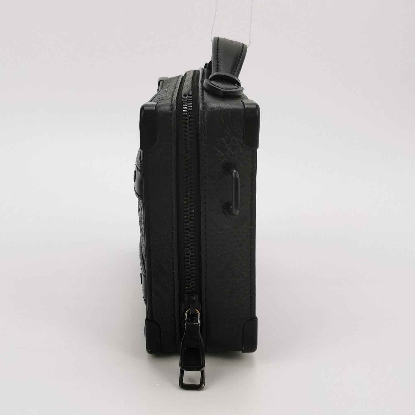 Louis Vuitton - Mini Trunk Messenger - Grained leather - Black - (small)