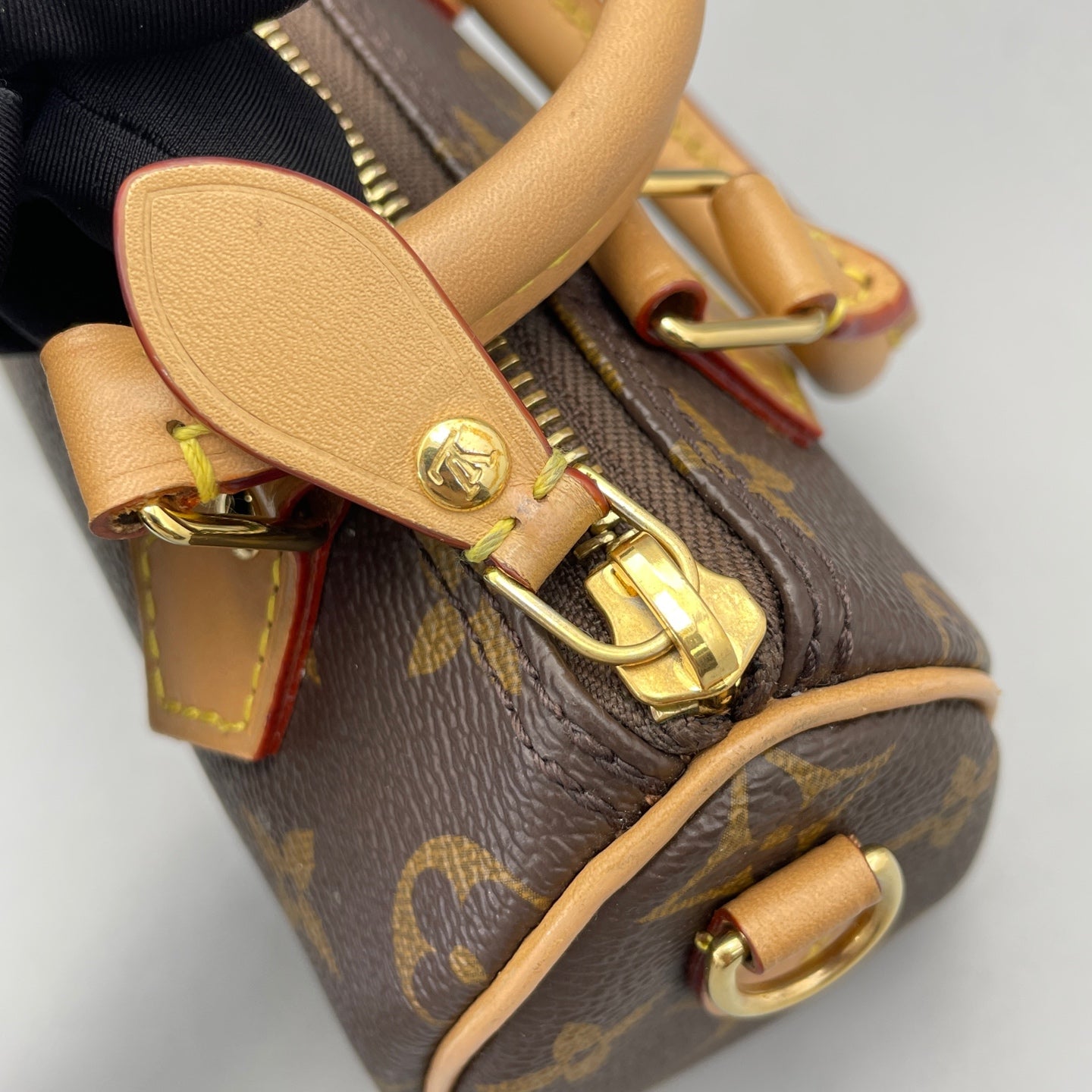 Louis Vuitton - Speedy Nano - Monogram coated canvas with Vachetta leather trim - Brown - (Mini)