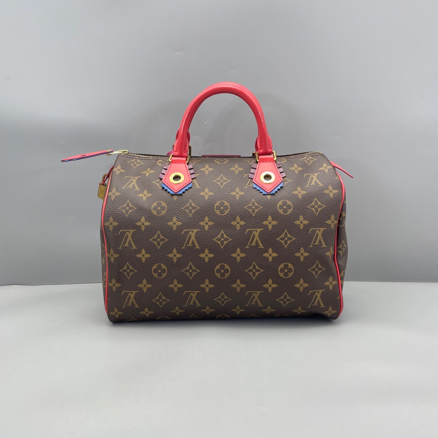 Louis Vuitton - Speedy 30 "Little Monster" - Monogram coated canvas with coated leather trim - Multicolour - (medium)