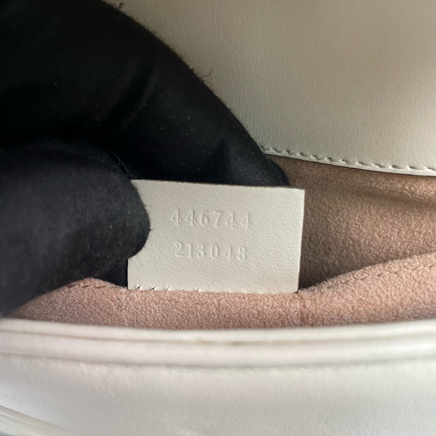 Gucci - GG Marmont Small Shoulder Bag - Leather - White - (Small)