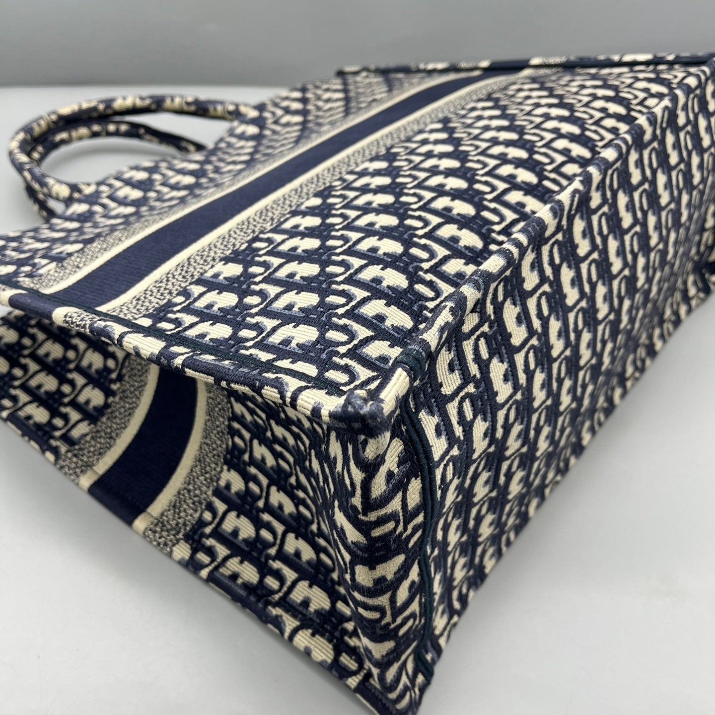 Dior - Book Tote - Cloth - Blue - (Large)