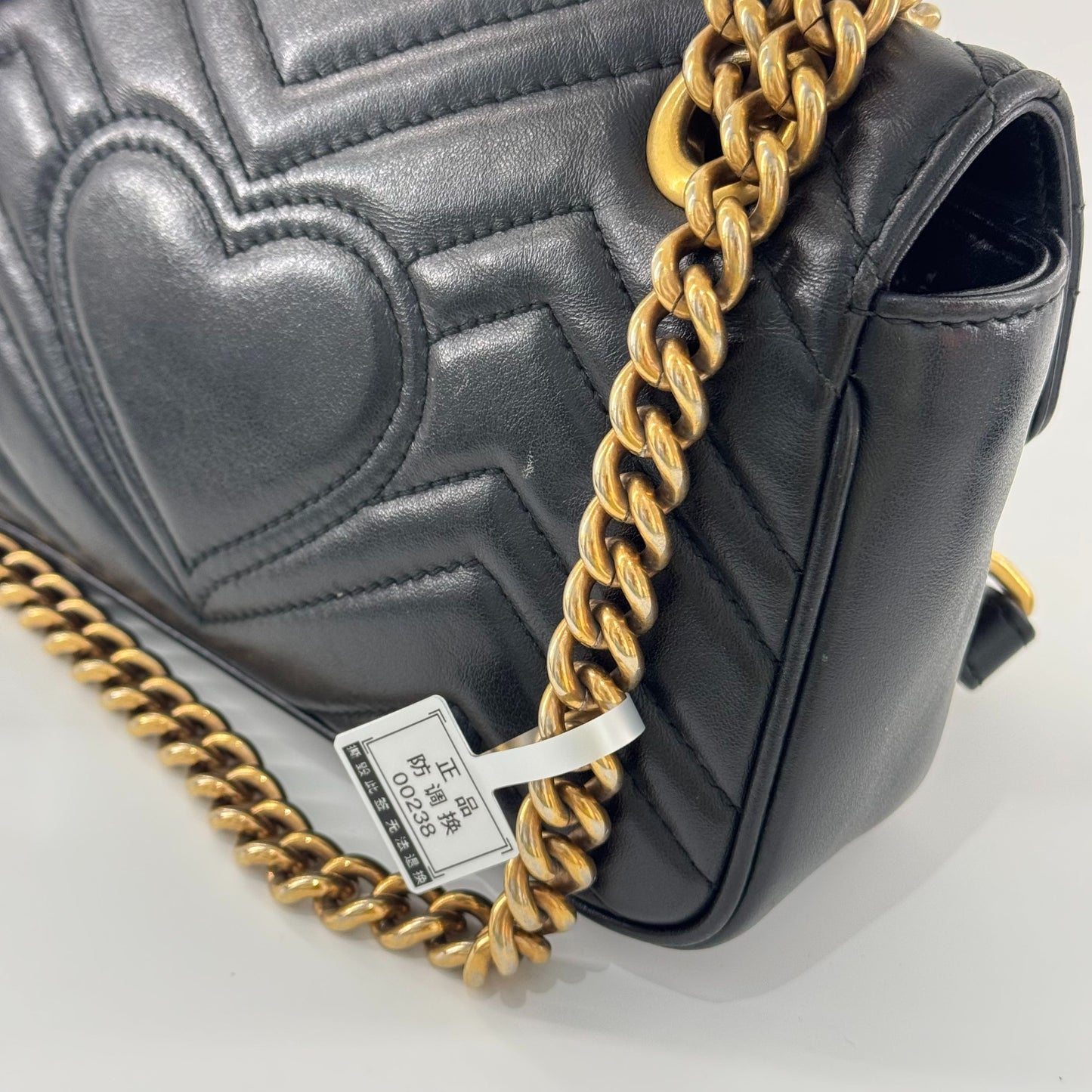 Gucci - GG Marmont Matelassé Mini Bag - Leather - Black - (Mini)
