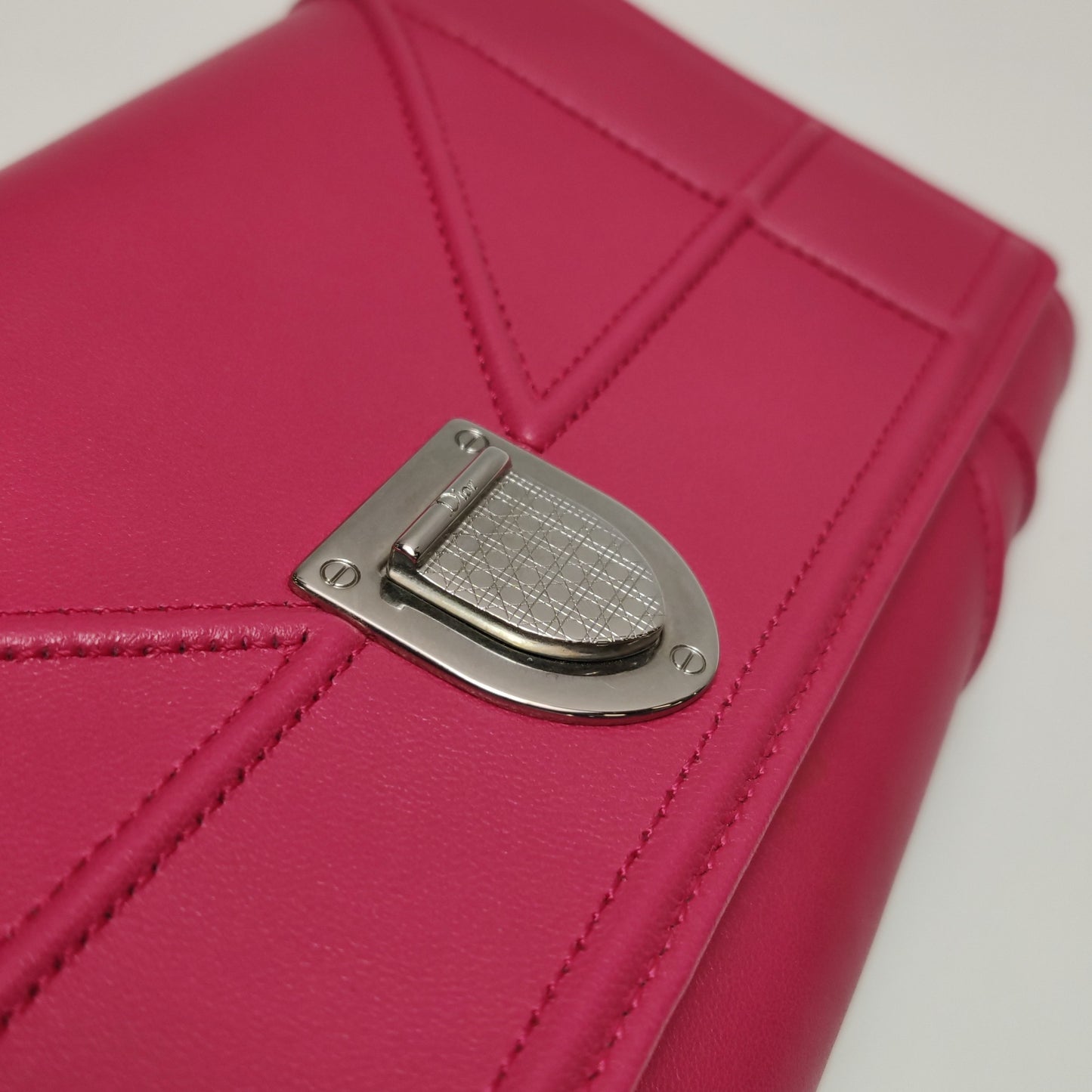 Dior - Diorama Wallet On Chain - Calfskin leather - Pink - (mini)