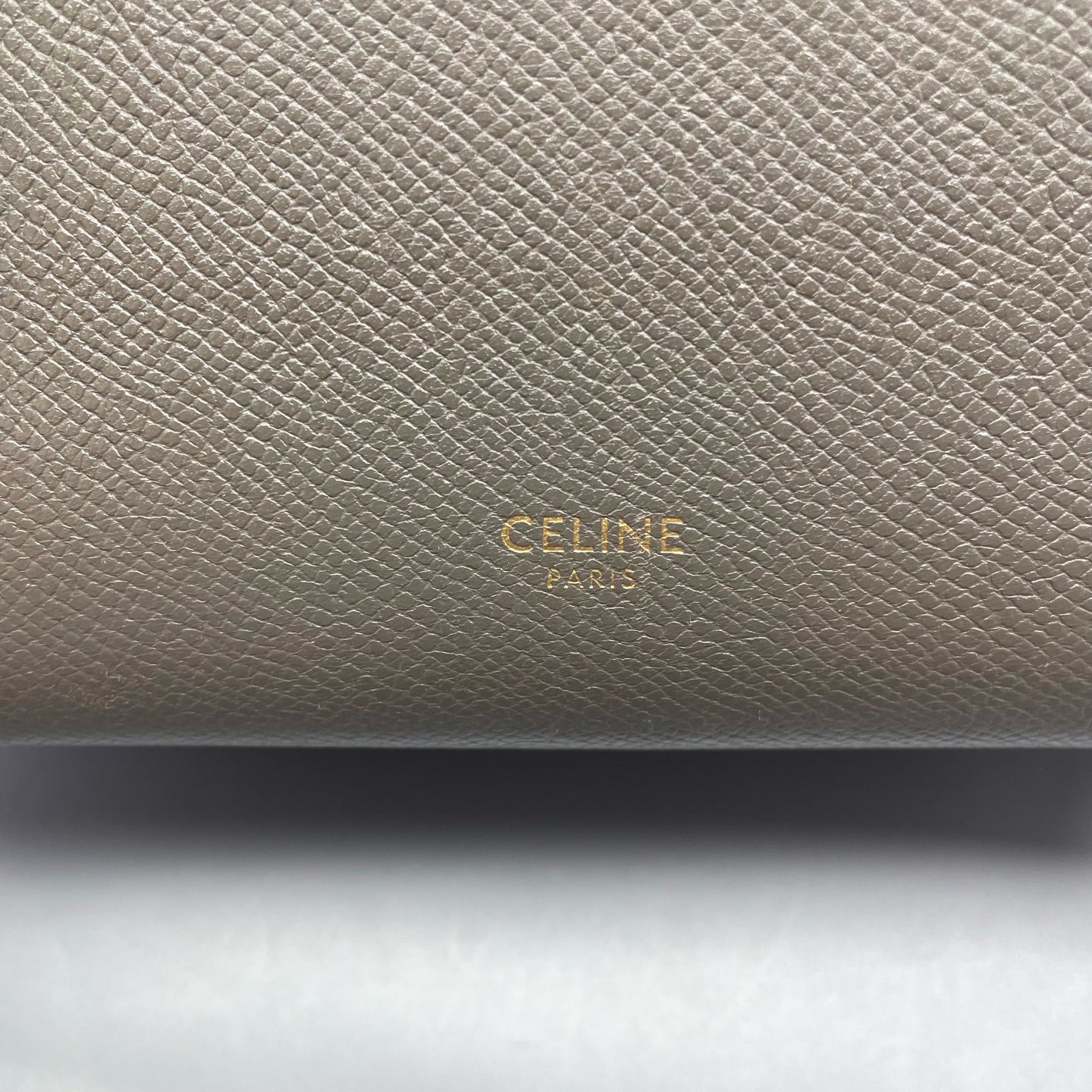 Celine - Belt Bag Nano - Grained leather - Elephant Grey - (mini)