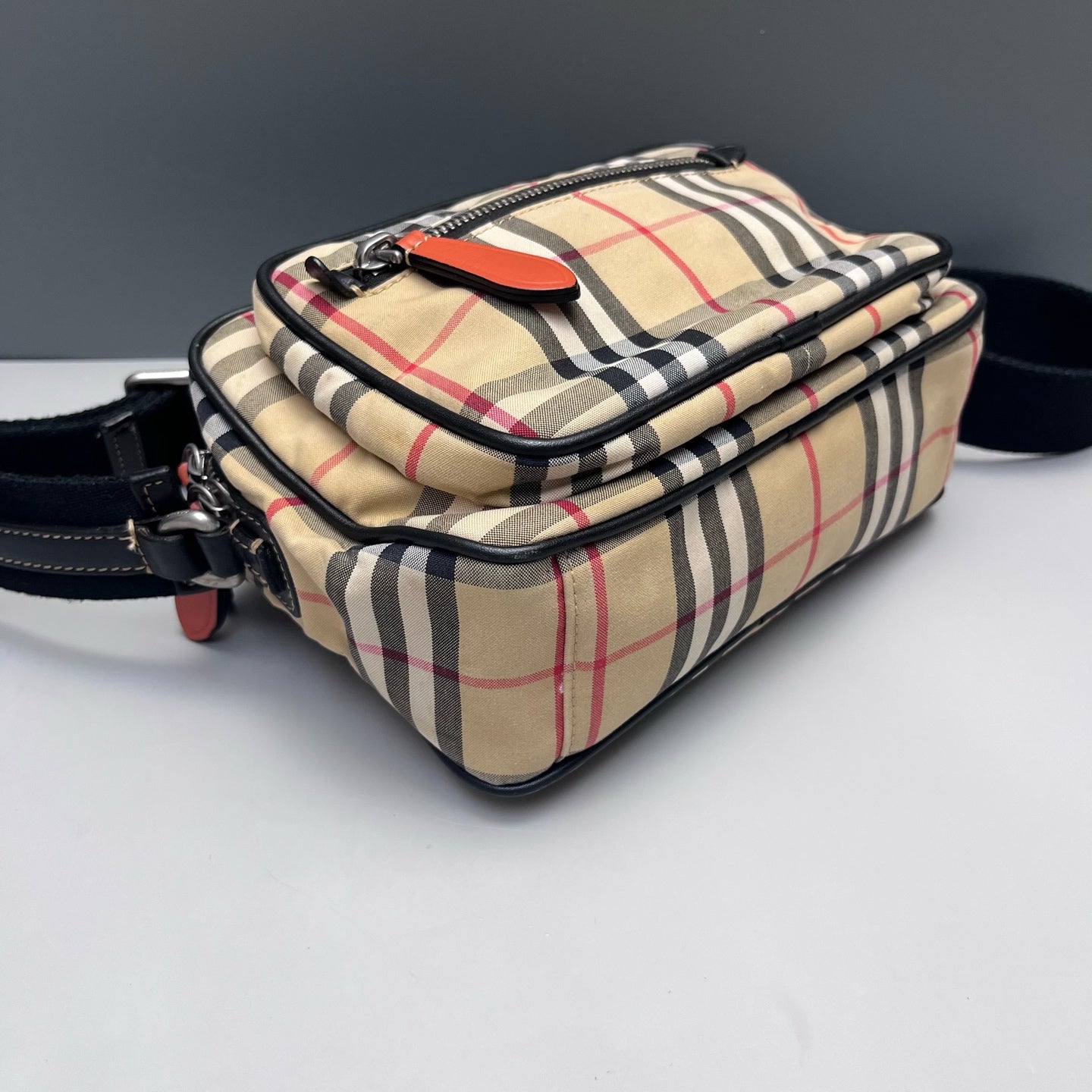 Burberry - Camera Bag - Canvas with leather trim - Beige - (Small)