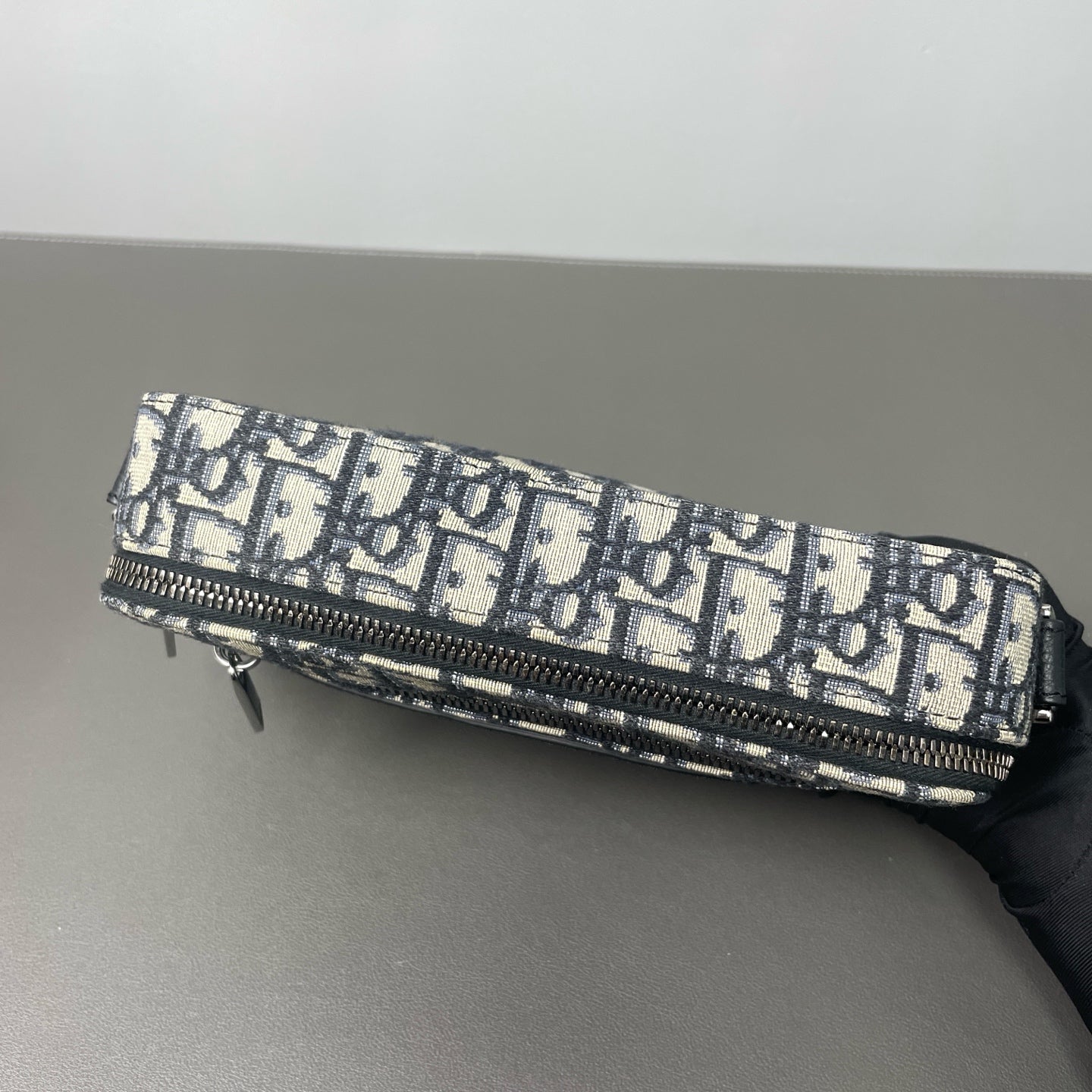 Dior - Safari Messenger Bag - Canvas and cowhide leather - Beige and Black - (small)