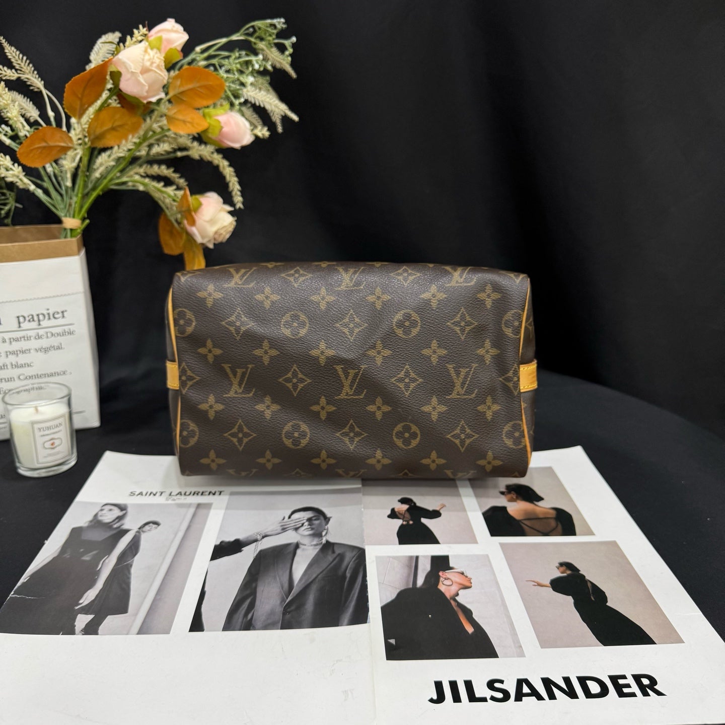 Louis Vuitton - Speedy Bandouliere 25 - Monogram coated canvas with Vachetta leather trim - Brown - (small)