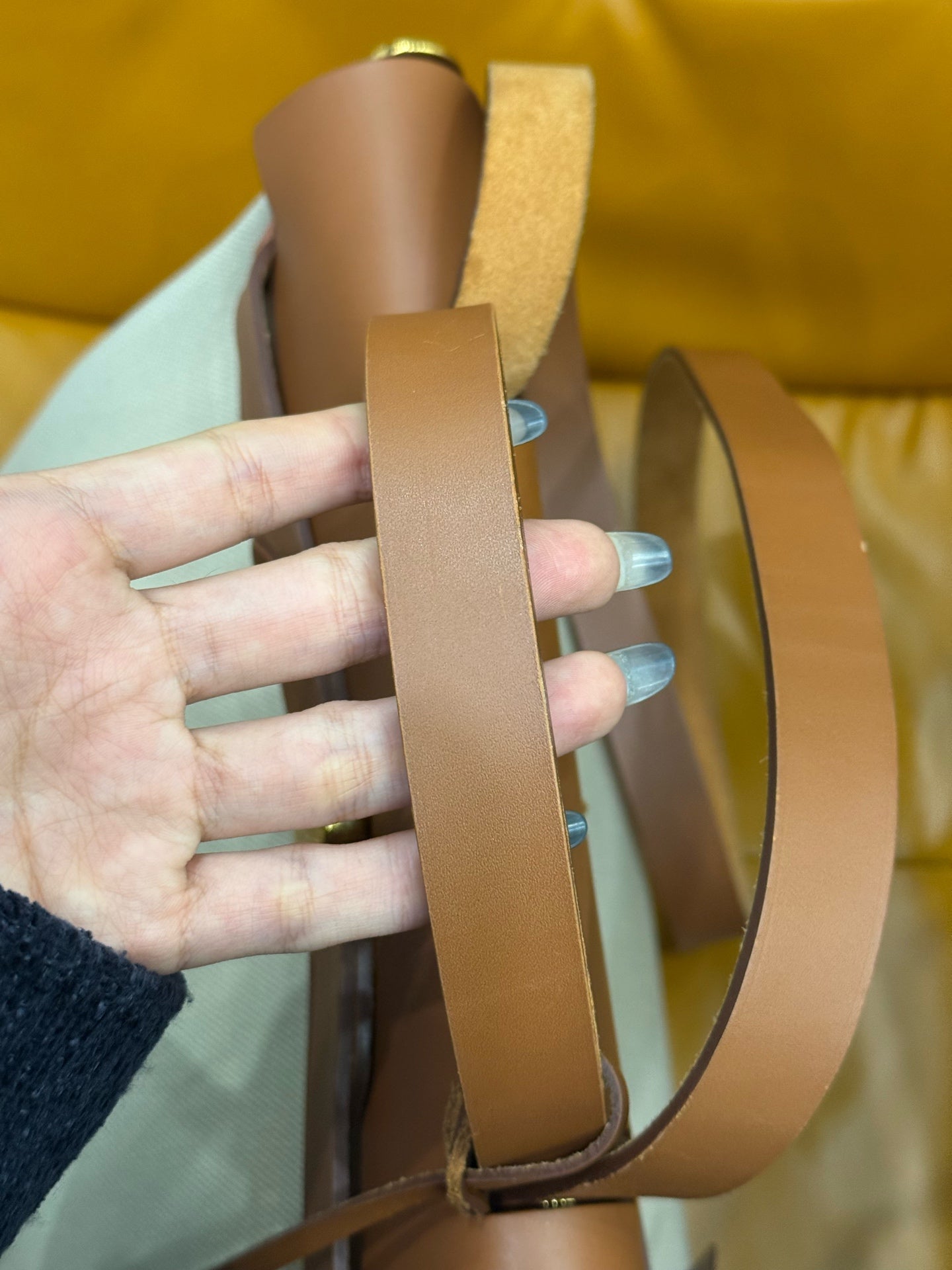 Hermès - Herbag Zip 31 Retourne - Veau Hunter leather and Officier canvas - Golden Brown and Beige - (Medium)
