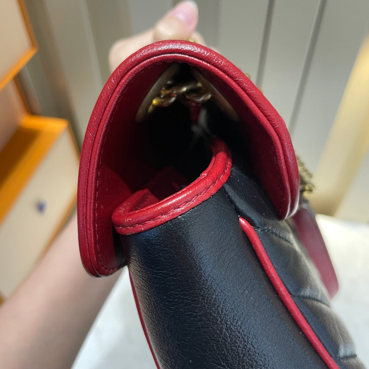 Gucci - GG Marmont Matelassé Shoulder Bag 26 - Leather - Black - (medium)