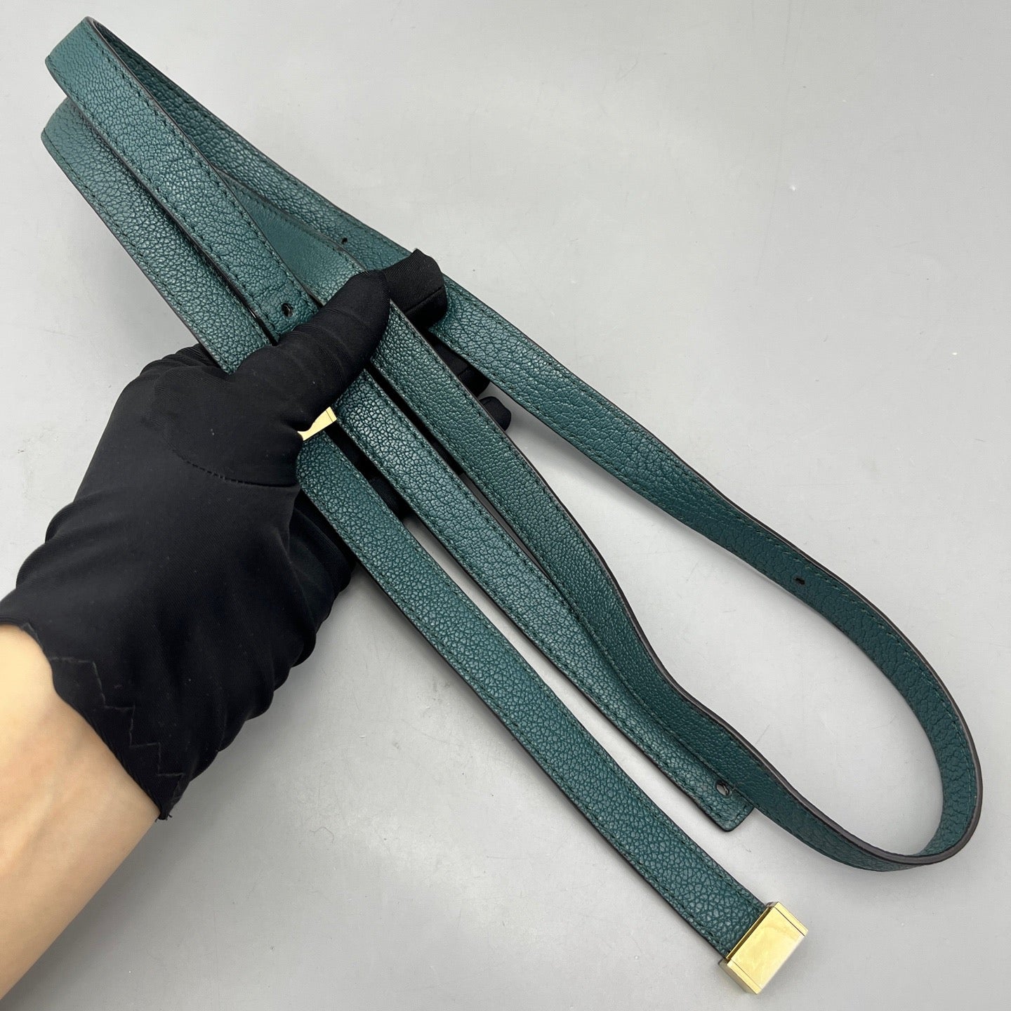 Celine - Box Medium - Grained calfskin leather - Green - (Medium)
