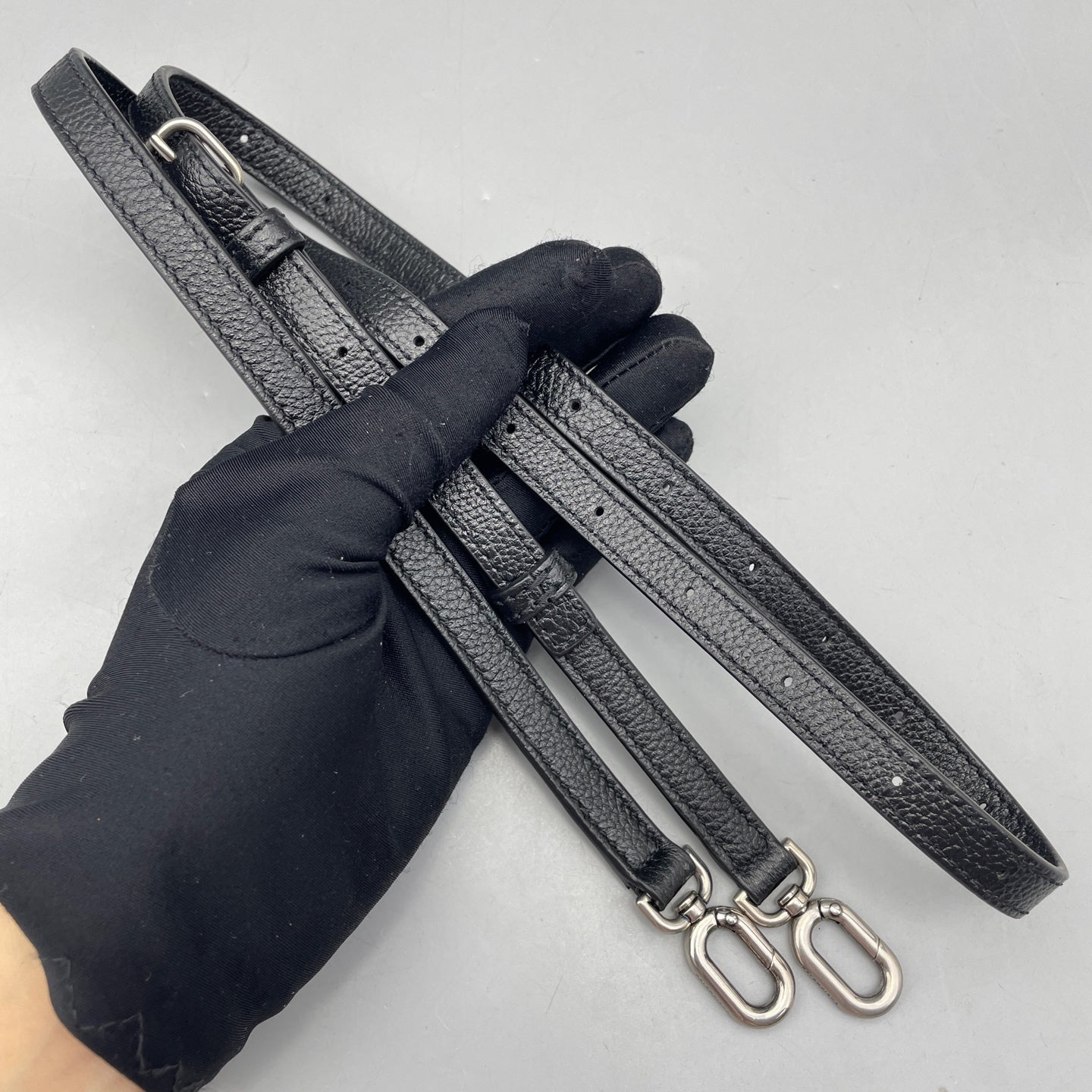 Balenciaga - Hourglass XS - Pebbled leather - Black - (mini)