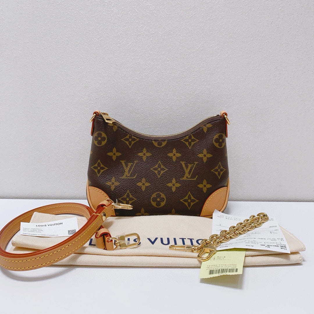 Louis Vuitton - Nano Boulogne Monogram - Monogram coated canvas with natural cowhide leather trim - Brown - (mini)