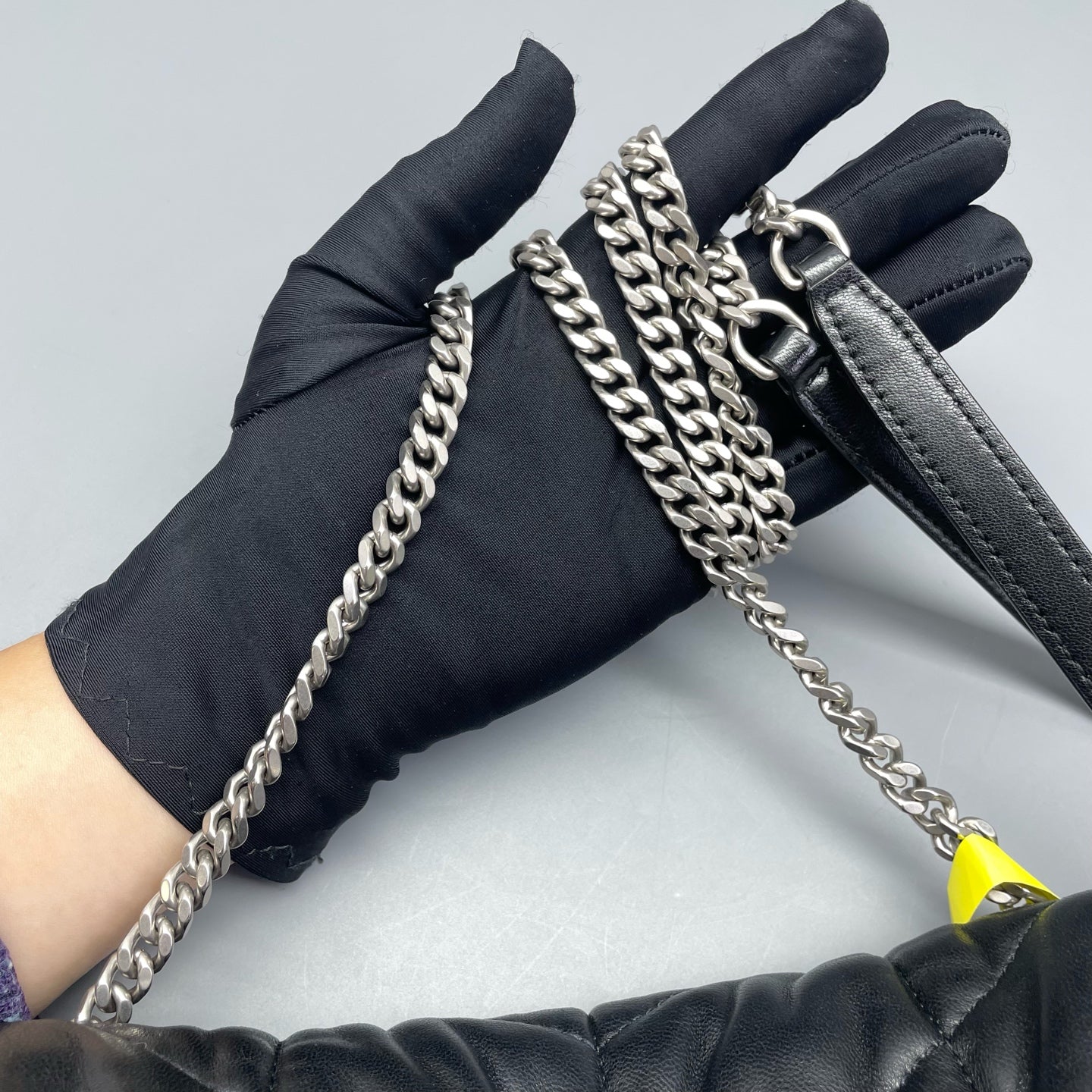 Saint Laurent - Puffer Mini Loulou - Lambskin leather - Black - (mini)