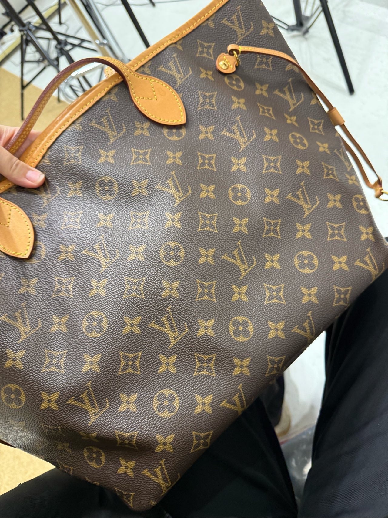 Louis Vuitton - Neverfull MM Monogram Pivoine - Coated canvas, Vachetta leather, Textile - Brown - (medium)