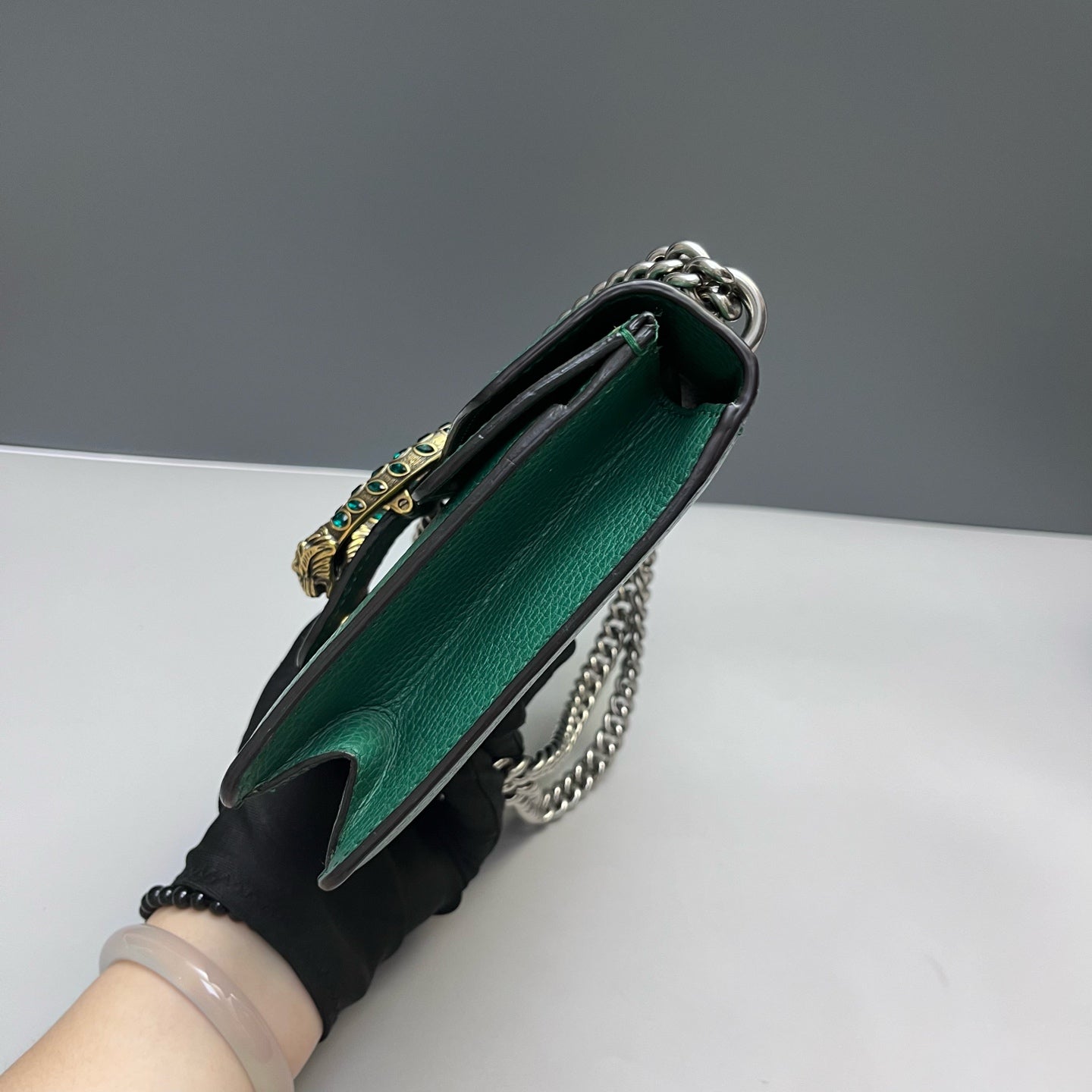 Gucci - Dionysus Mini Bag - Grained leather - Green - (Mini)