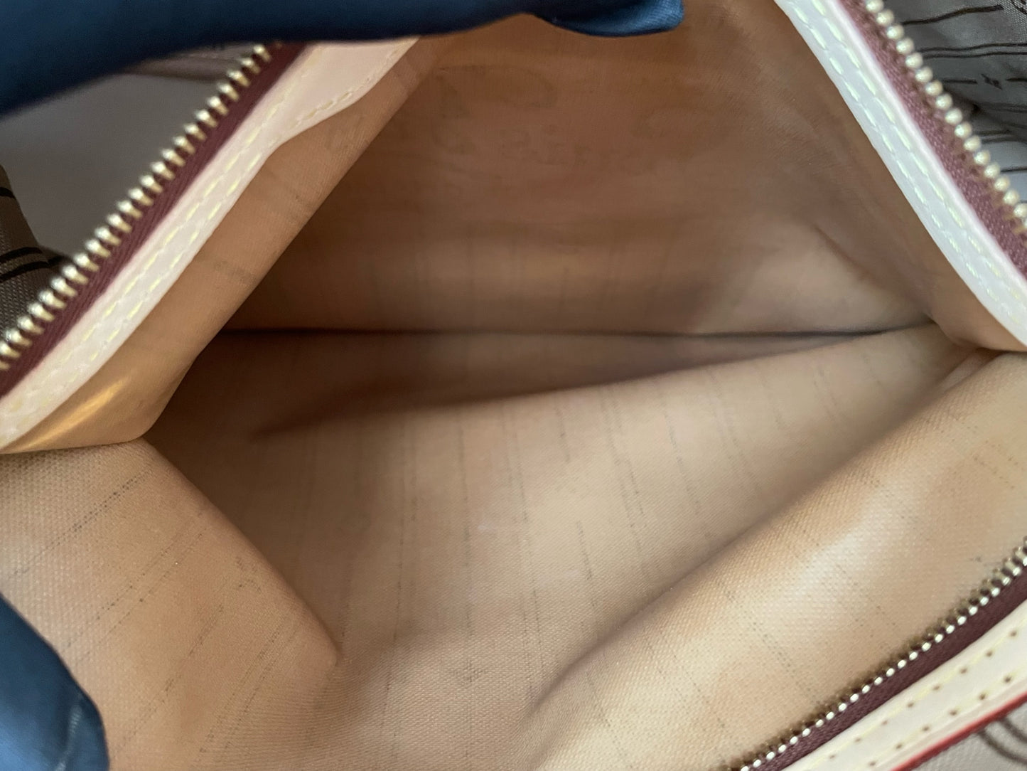 Louis Vuitton - Neverfull GM - Monogram coated canvas with natural cowhide leather trim - Brown - (Large)