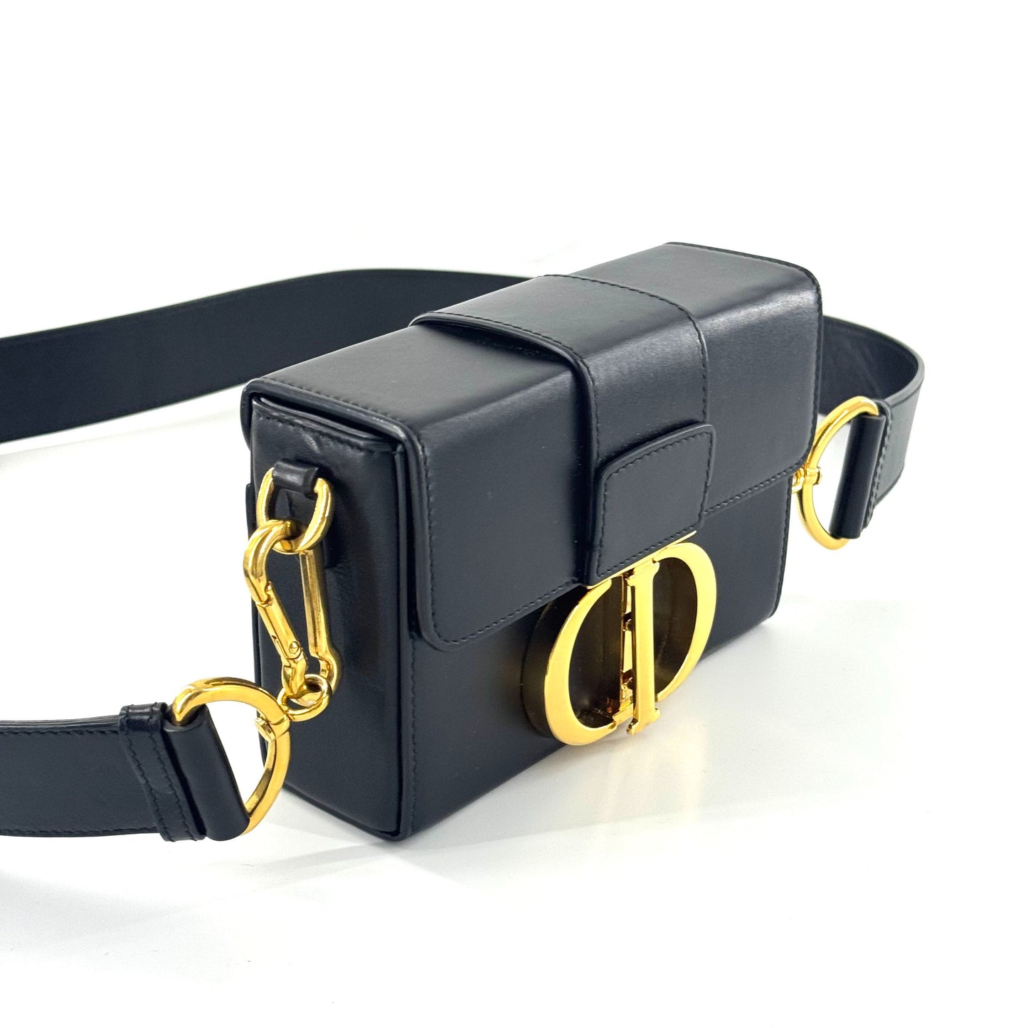 Dior - Montaigne Box Bag - Leather - Black - (mini)