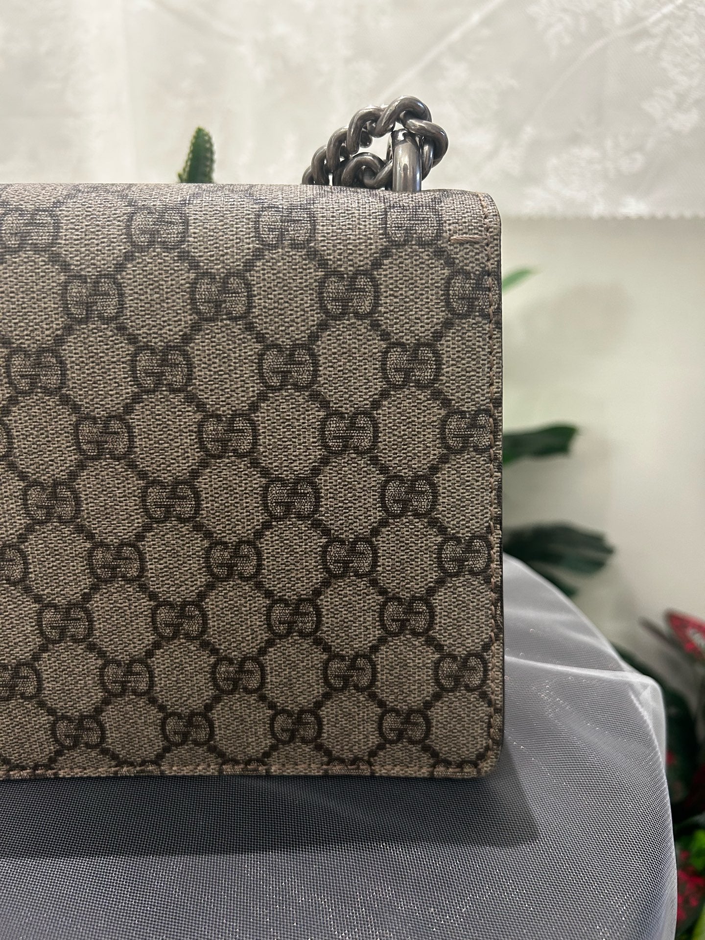 Gucci - Dionysus Mini Bag - GG Supreme canvas with suede trim - Beige and Camel - (Small)