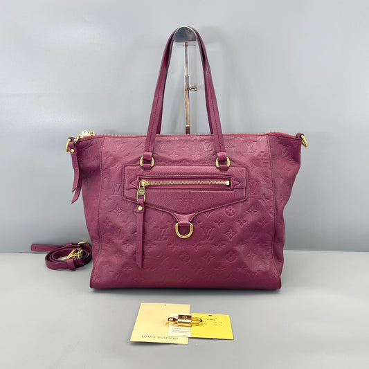 Louis Vuitton - Lumineuse - Leather - Burgundy - (Medium)