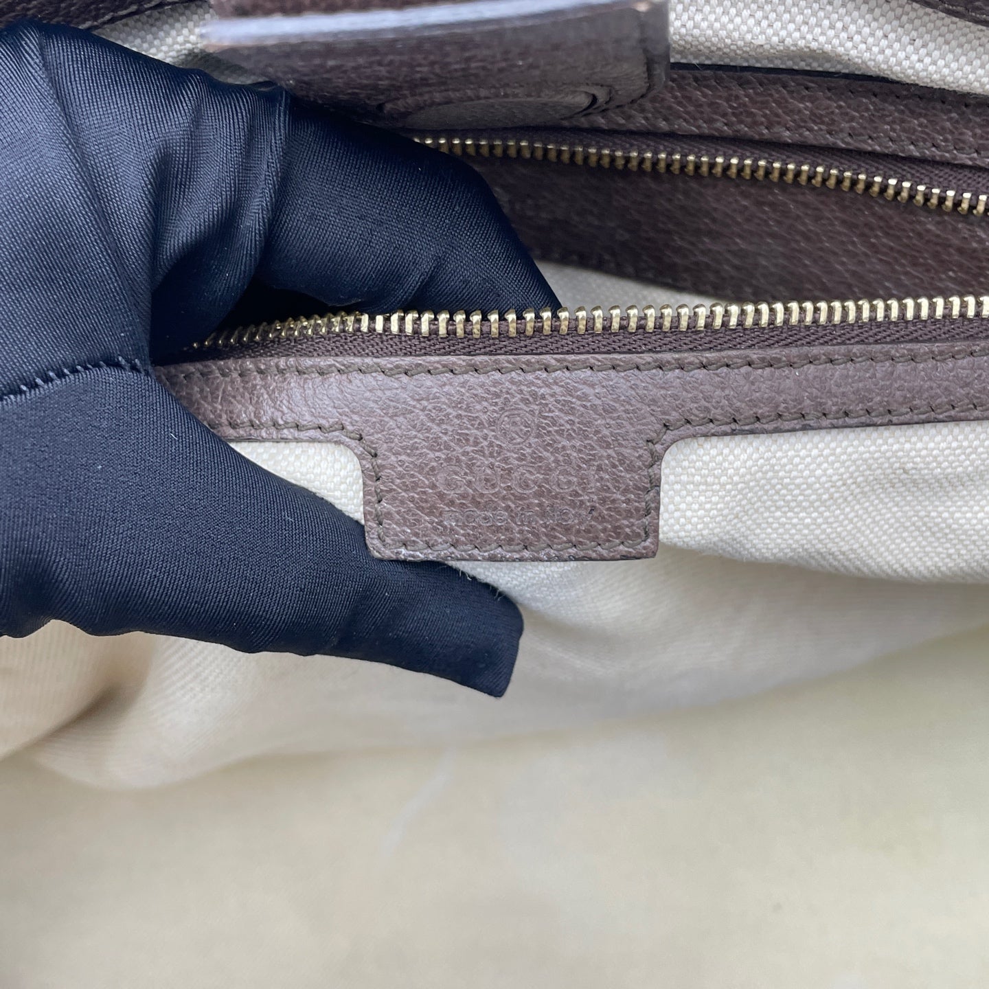 Gucci - Ophidia GG Supreme Tote Bag - GG Supreme canvas and Leather - Beige and Brown - (medium)
