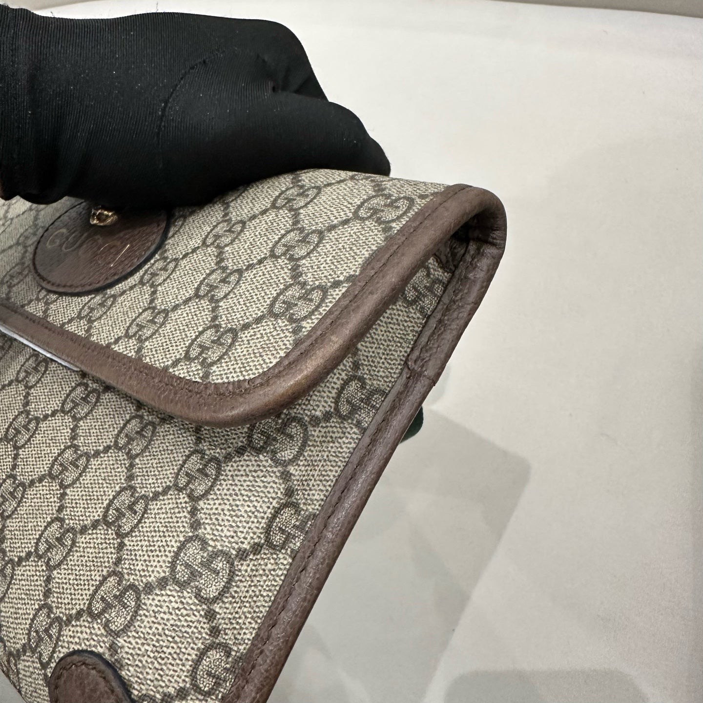 Gucci - Tiger Head Belt Bag - GG Supreme coated canvas with leather trim - Beige - (medium)