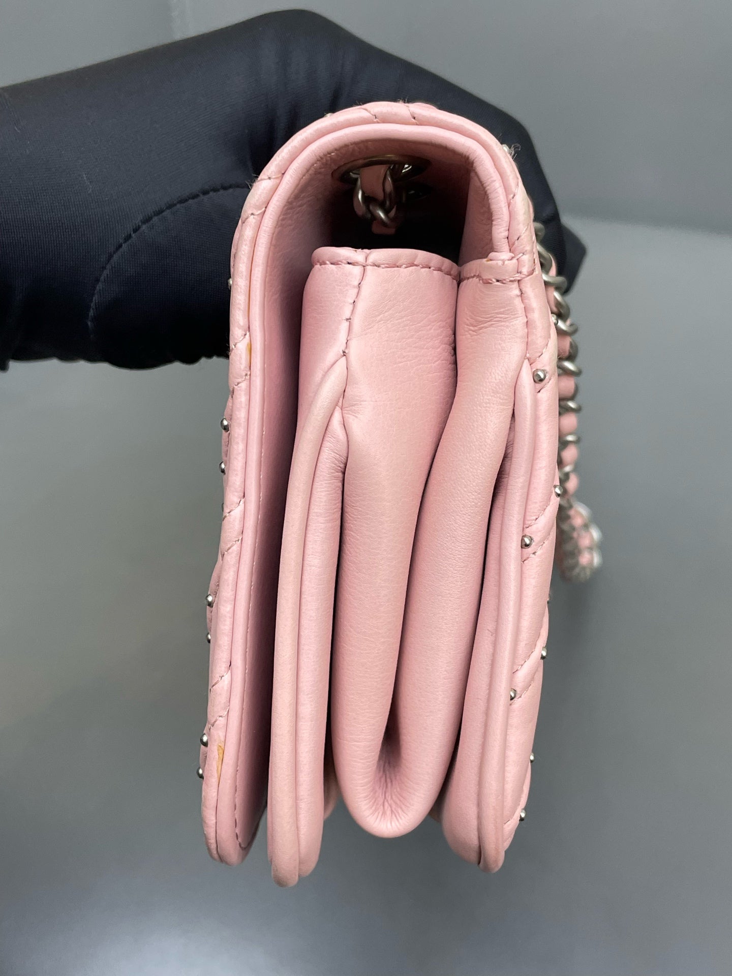 Chanel - Envelope Wallet on Chain (WOC) - Leather - Pink - (mini)