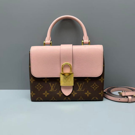 Louis Vuitton - Locky BB - Monogram coated canvas and calfskin leather - Brown and Pink - (mini)