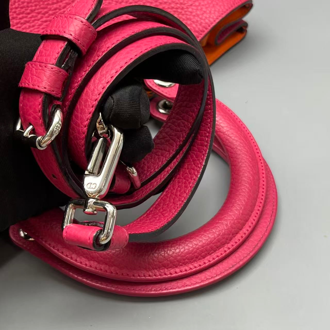 Dior - VIP Commuter Bag - Grained leather - Pink - (medium)