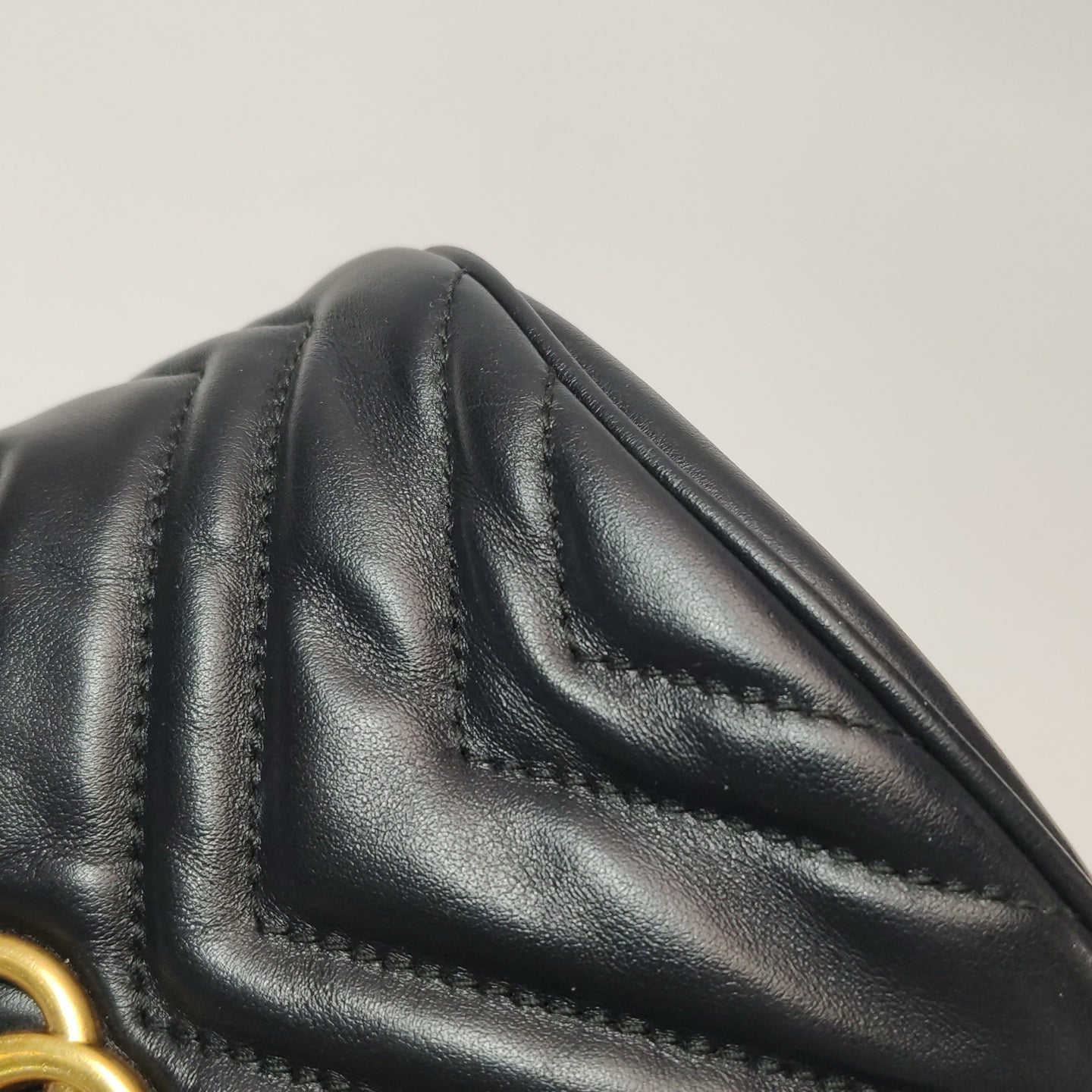 Gucci - GG Marmont Mini Bucket Bag - Leather - Black - (mini)