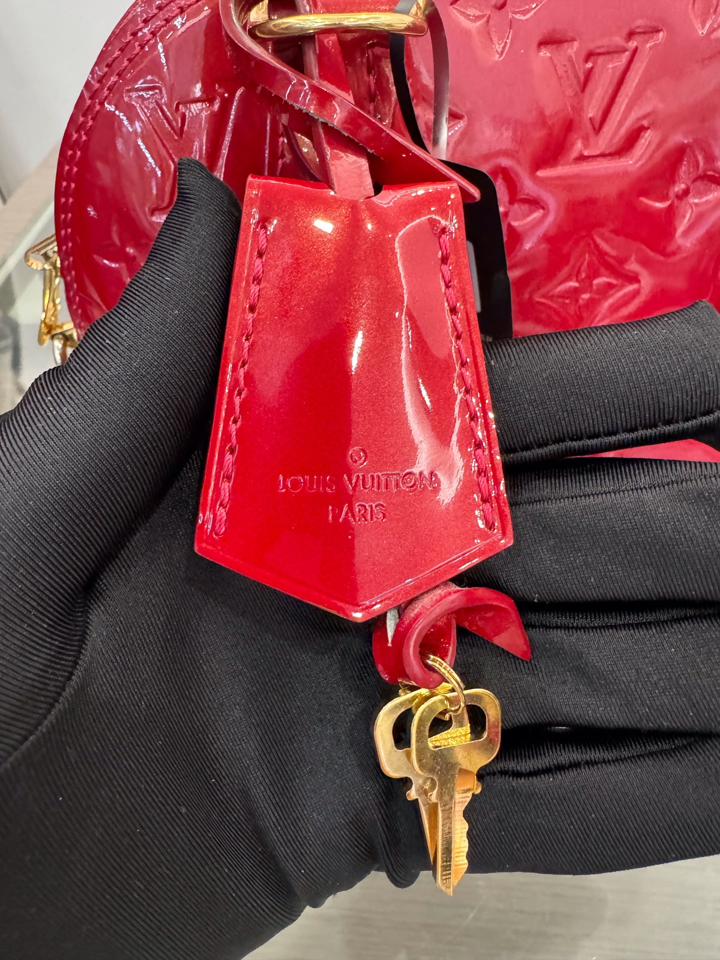 Louis Vuitton - Alma BB - Patent leather - Red - (mini)