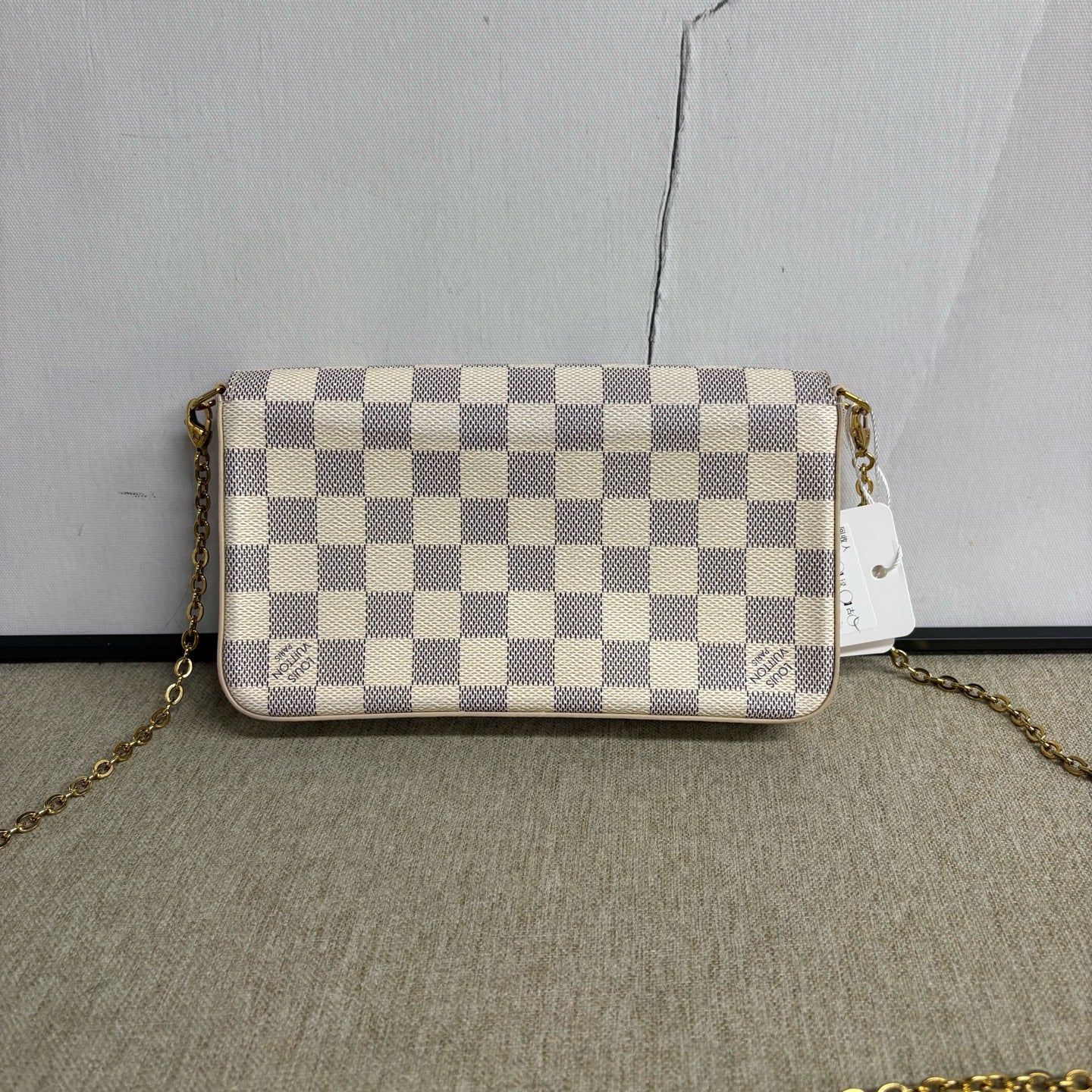 Louis Vuitton - Félicie Pochette - Damier Azur coated canvas - White - (mini)