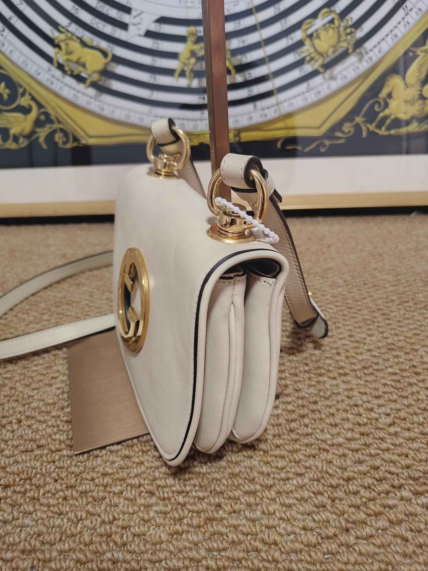 Gucci - Blondie Shoulder Bag - Leather - White - (Small)