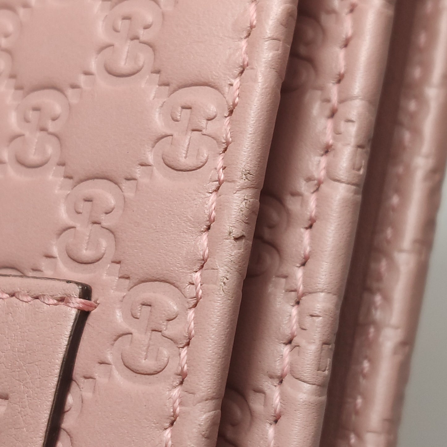 Gucci - Microguccissima Wallet on Chain (WOC) - Leather - Pink - (mini)