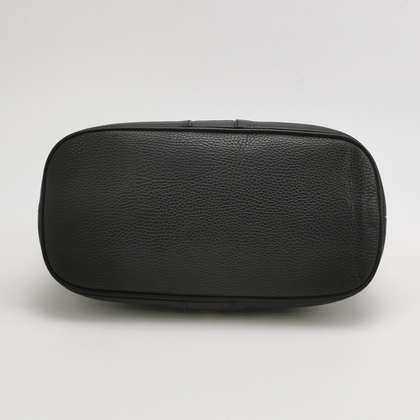 Gucci - Dome Bag with Web Stripe - Grained leather and canvas - Black - (Medium)