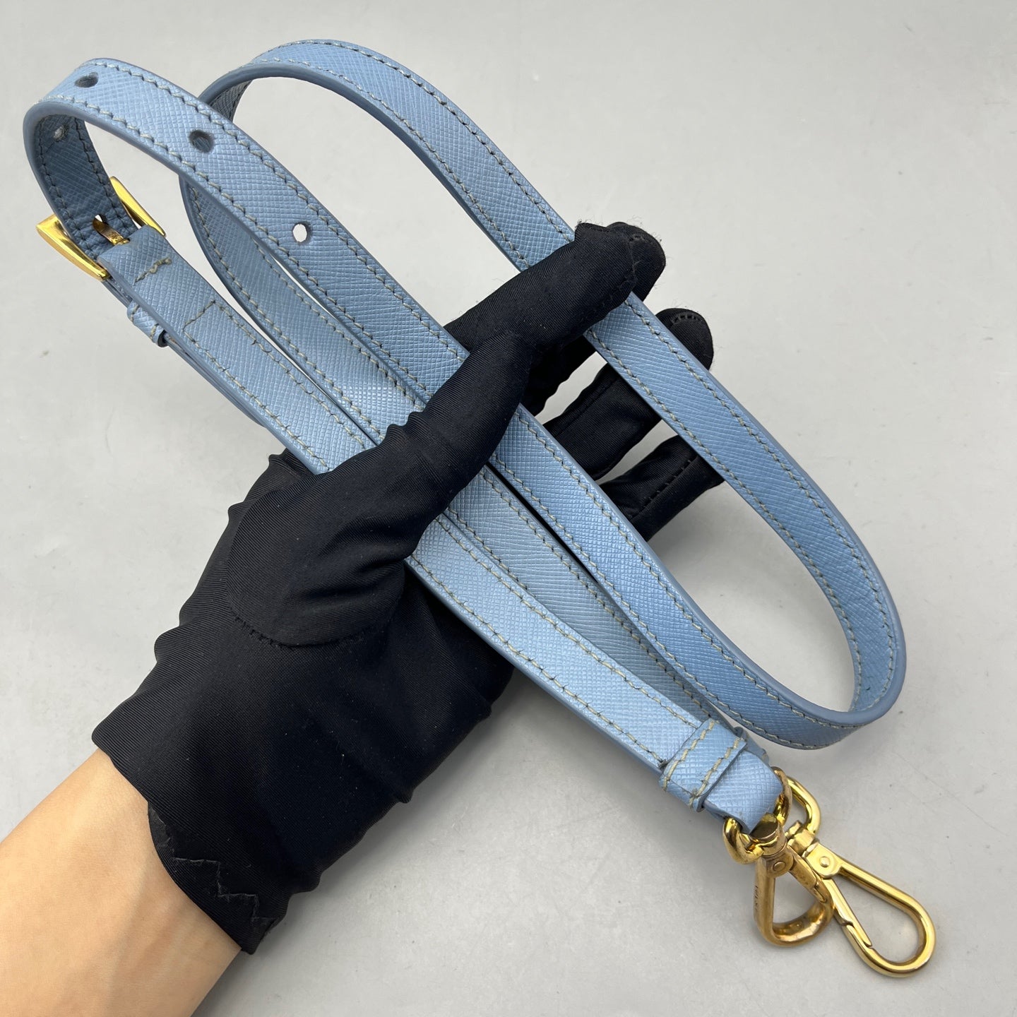 Prada - Saffiano Lux Tote (Galleria Bag) - Saffiano leather - Blue - (large)