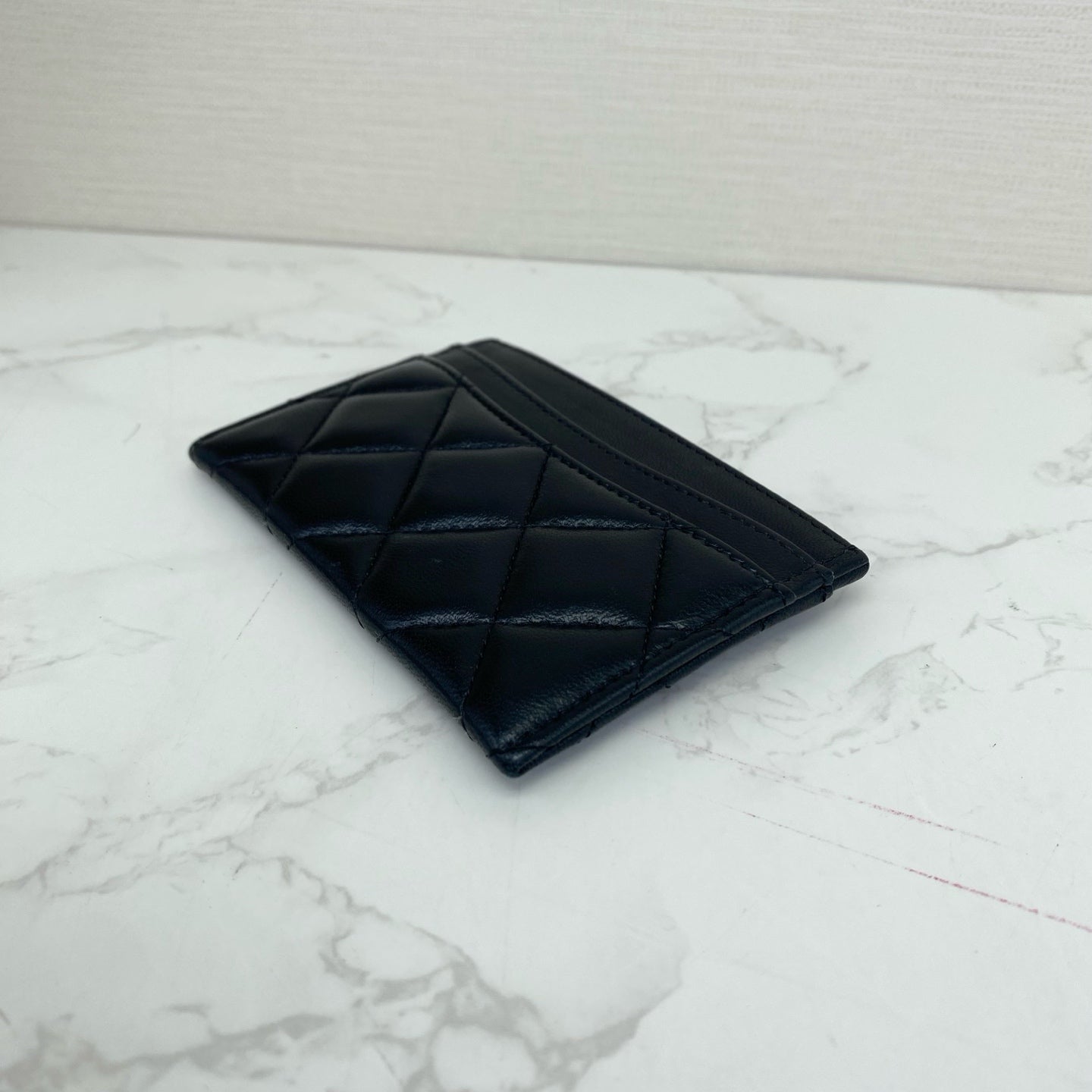 Chanel - Classic Flap Cardholder - Lambskin leather - Black - (small)