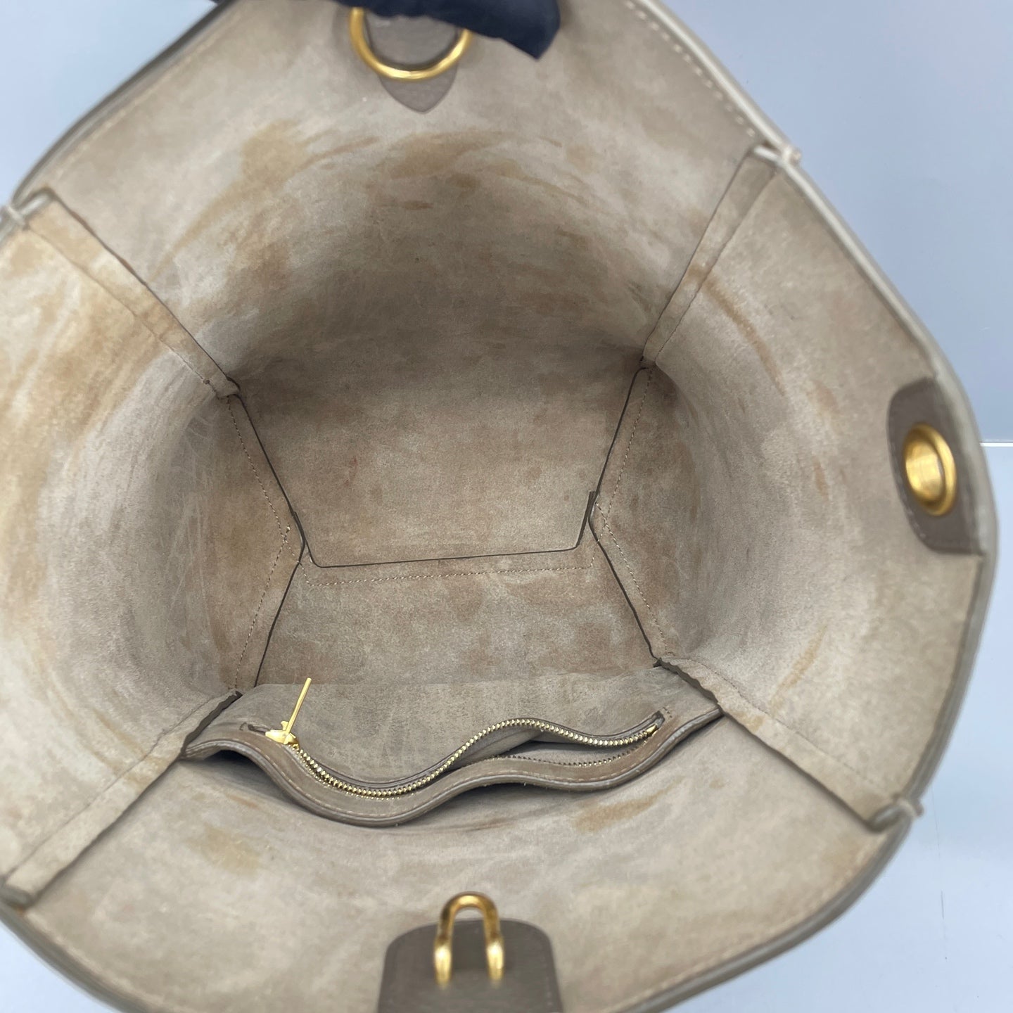 Celine - Small Bucket Bag - Leather - Grey - (small)