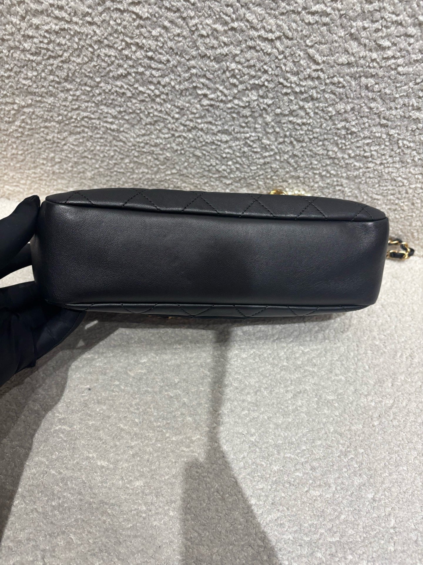 Chanel - Egypt Series Camera Bag - Lambskin leather - Black - (small)