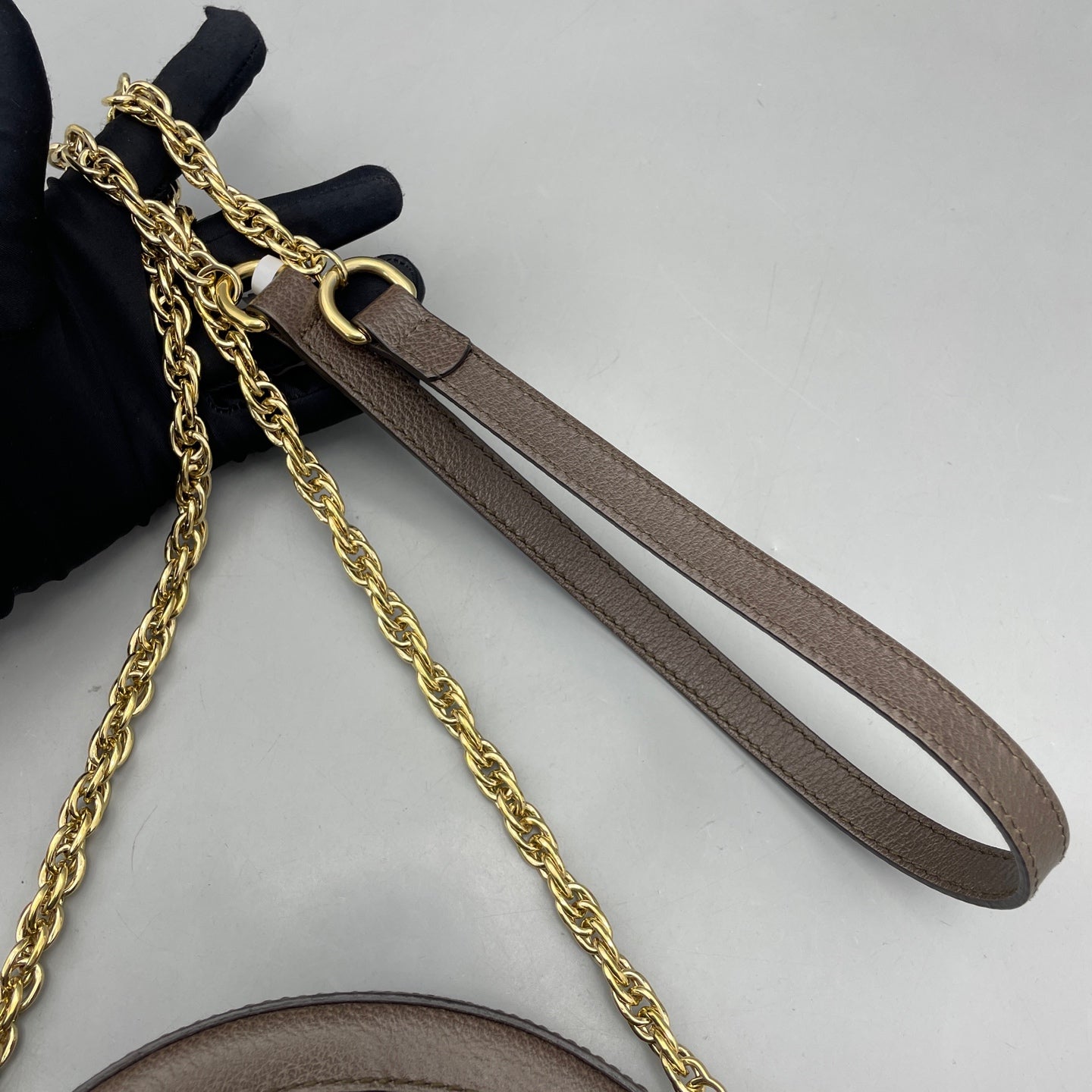 Gucci - Ophidia Mini Round Shoulder Bag - GG Supreme canvas and leather - Brown - (mini)