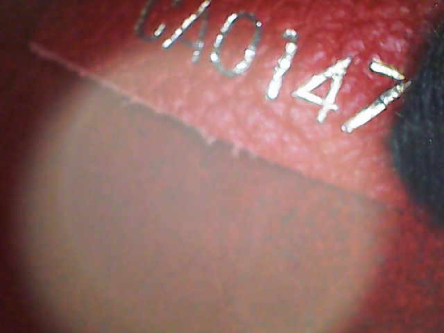 Louis Vuitton - Victoria Chain Bag - Monogram coated canvas with red grained leather trim - Brown with Red accents - (medium)