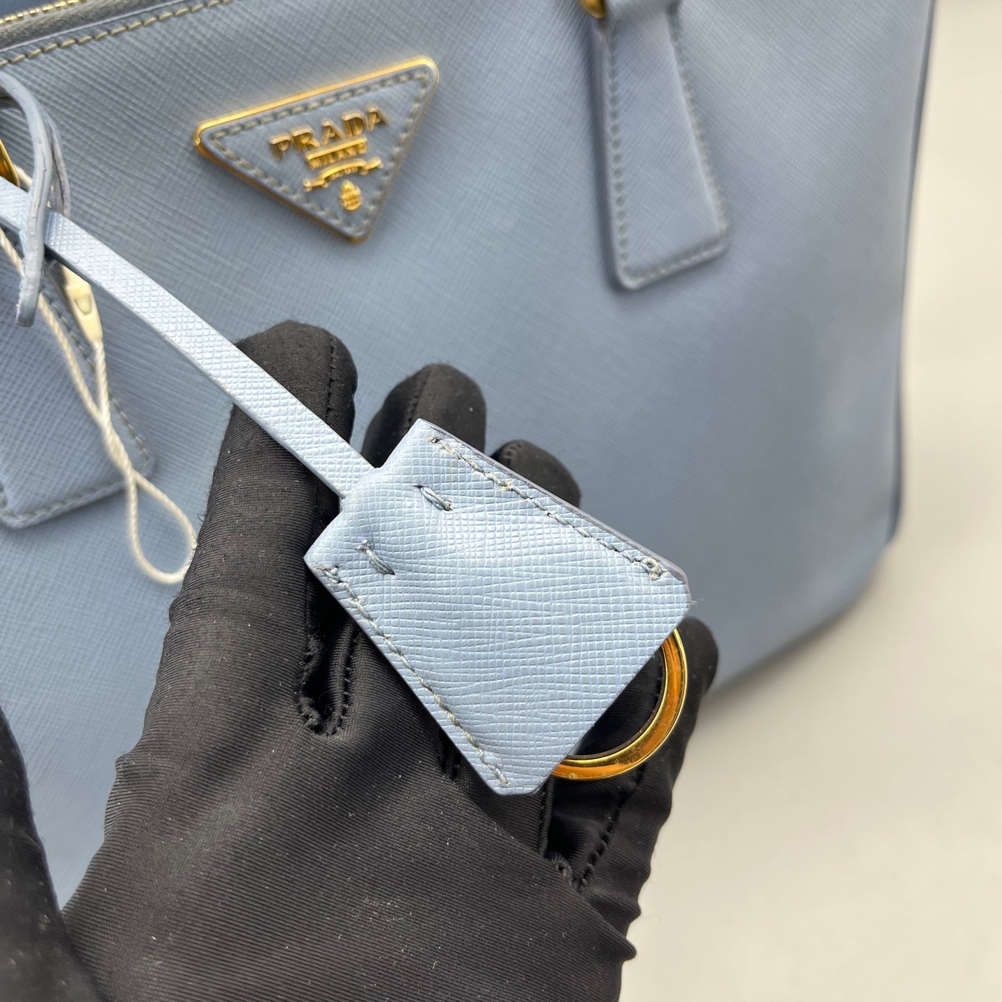 Prada - Saffiano Lux Tote (Galleria Bag) - Saffiano leather - Blue - (large)