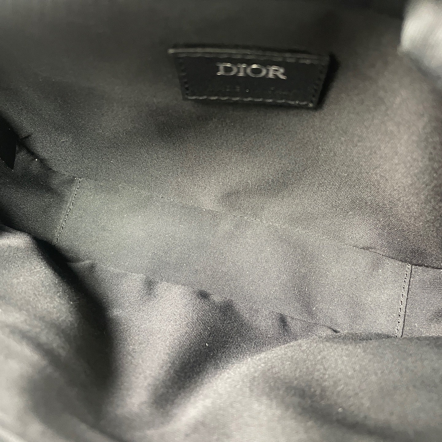 Dior - Safari Messenger Bag - Canvas and cowhide leather - Beige and Black - (small)