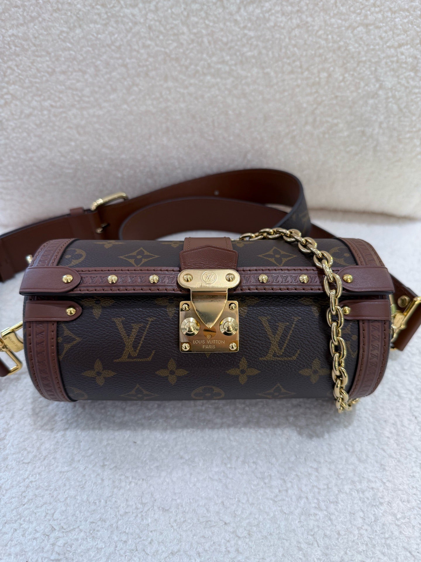 Louis Vuitton - Papillon Trunk - Monogram coated canvas with Vachetta leather trim - Brown - (Mini)