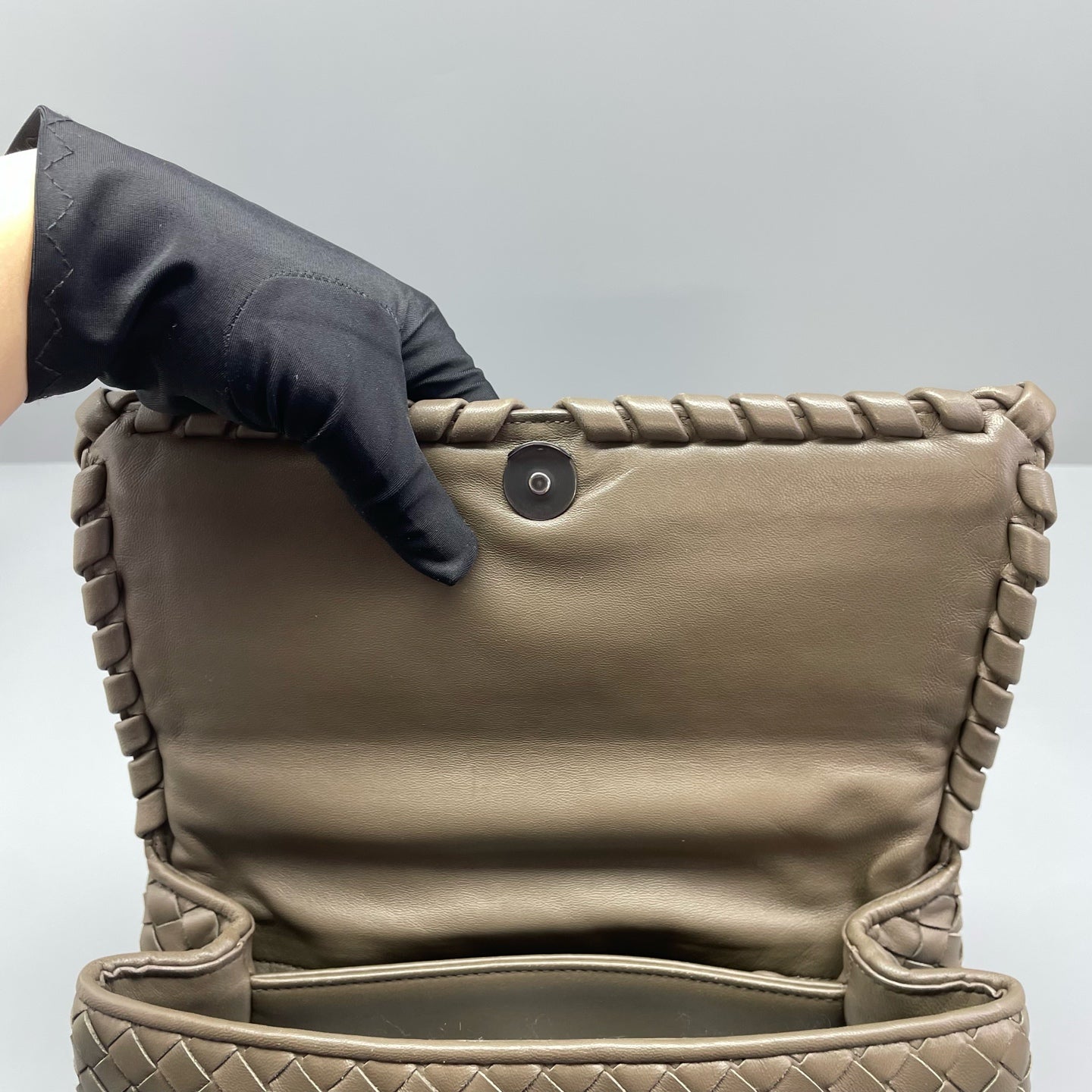 Bottega Veneta - Olimpia - Leather - Grey - (small)