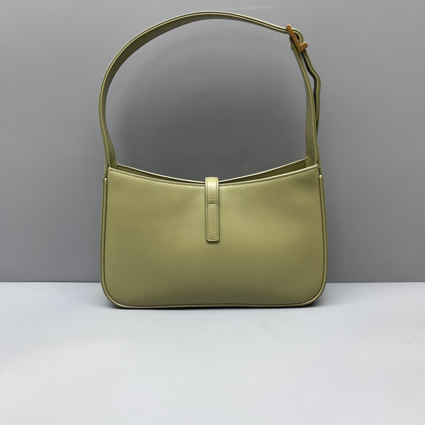 Saint Laurent - Hopo Shoulder Bag - Leather - Green - (mini)