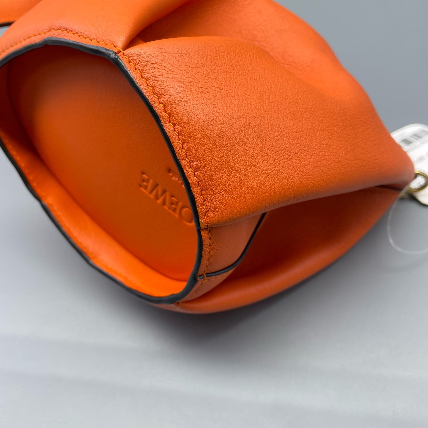 Loewe - Elephant Bag - Pebbled calfskin leather - Orange - (mini)