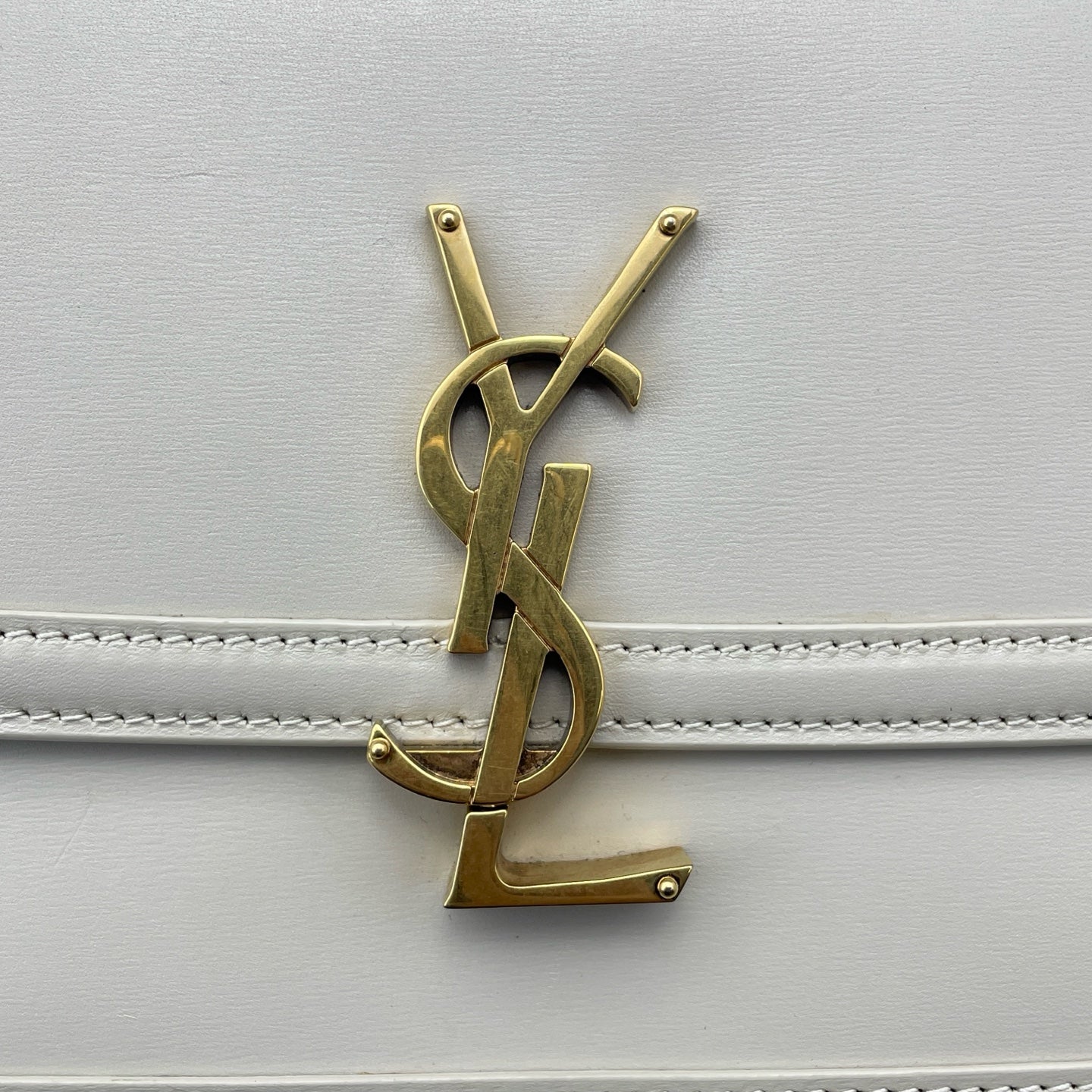 Saint Laurent - Solferino - Leather - White - (small)